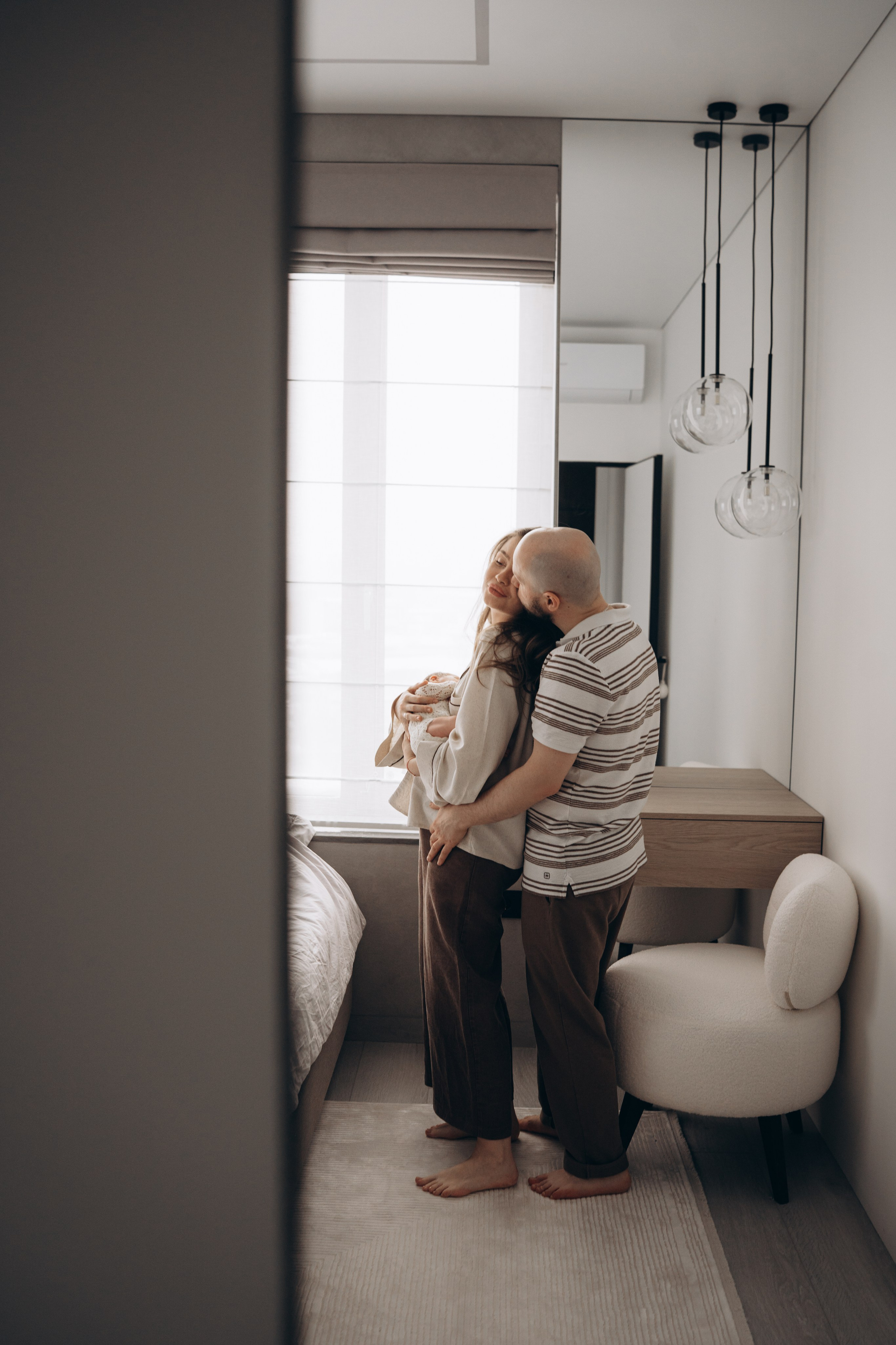 0-2 месяца. Фотограф Новорожденных в Москве. Семейные истории в стиле LIFE