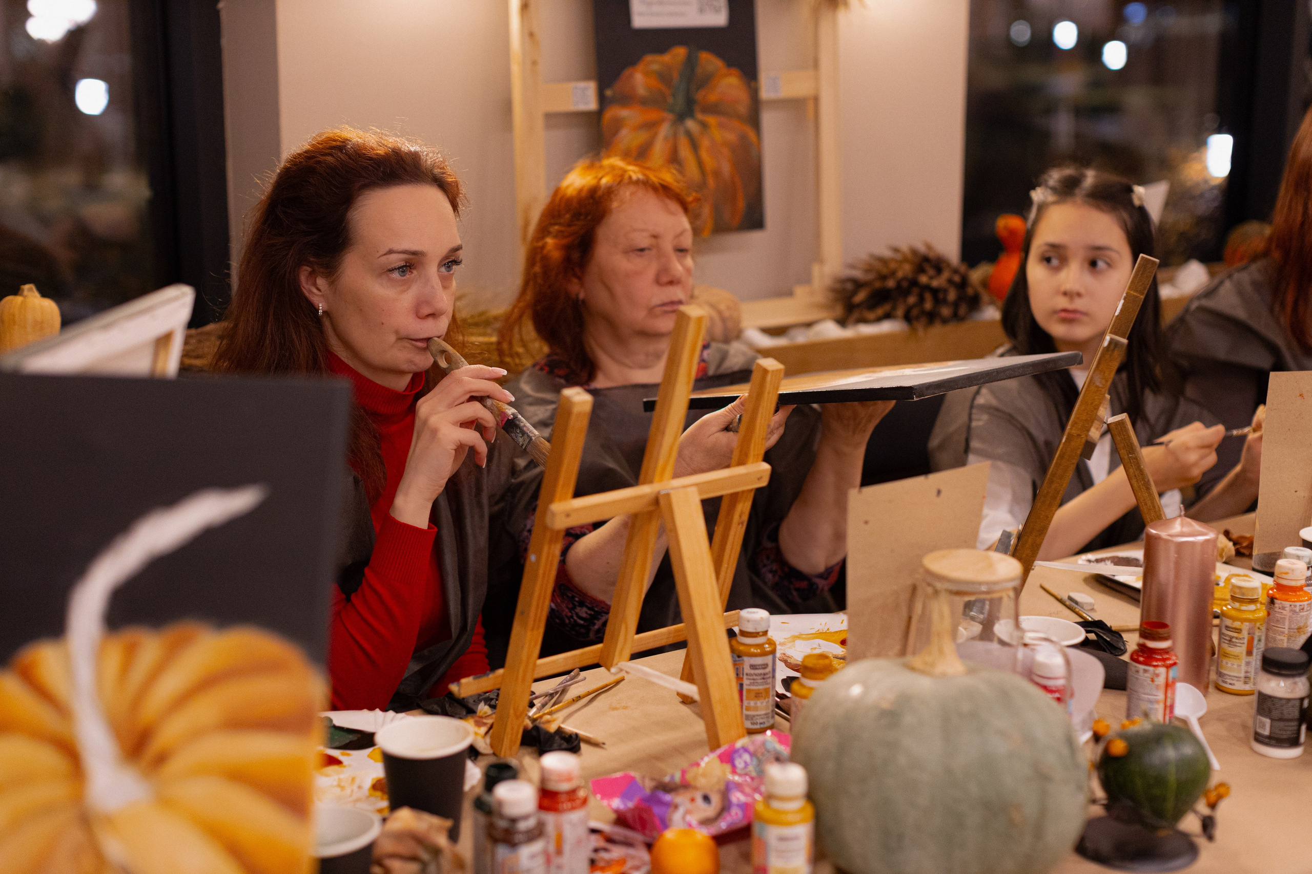 МК Тыква в кафе Здрасте. Анастасия Ракчеева Художник