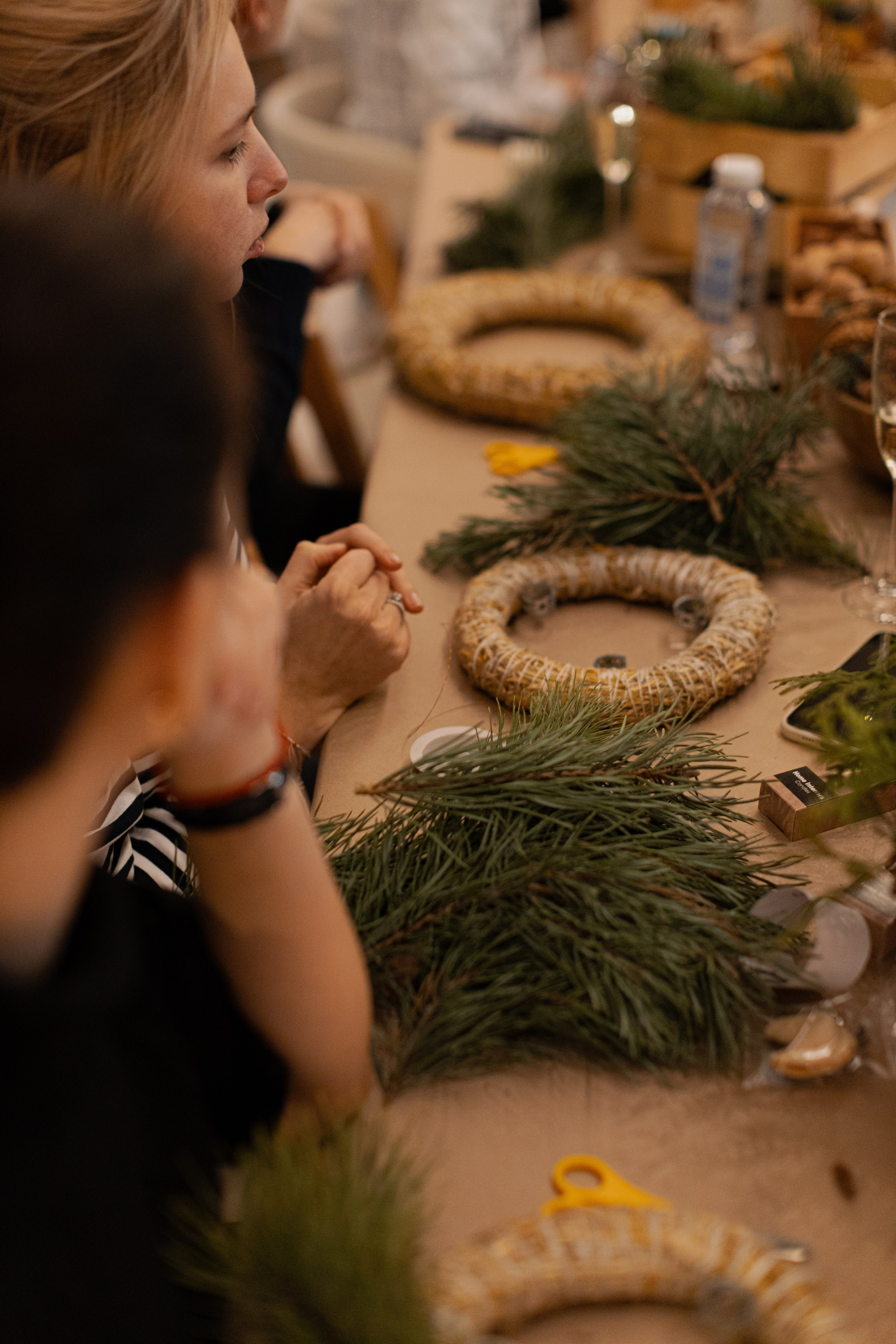 Мк свечи и венок (новогодний корпоратив). Анастасия Ракчеева Художник