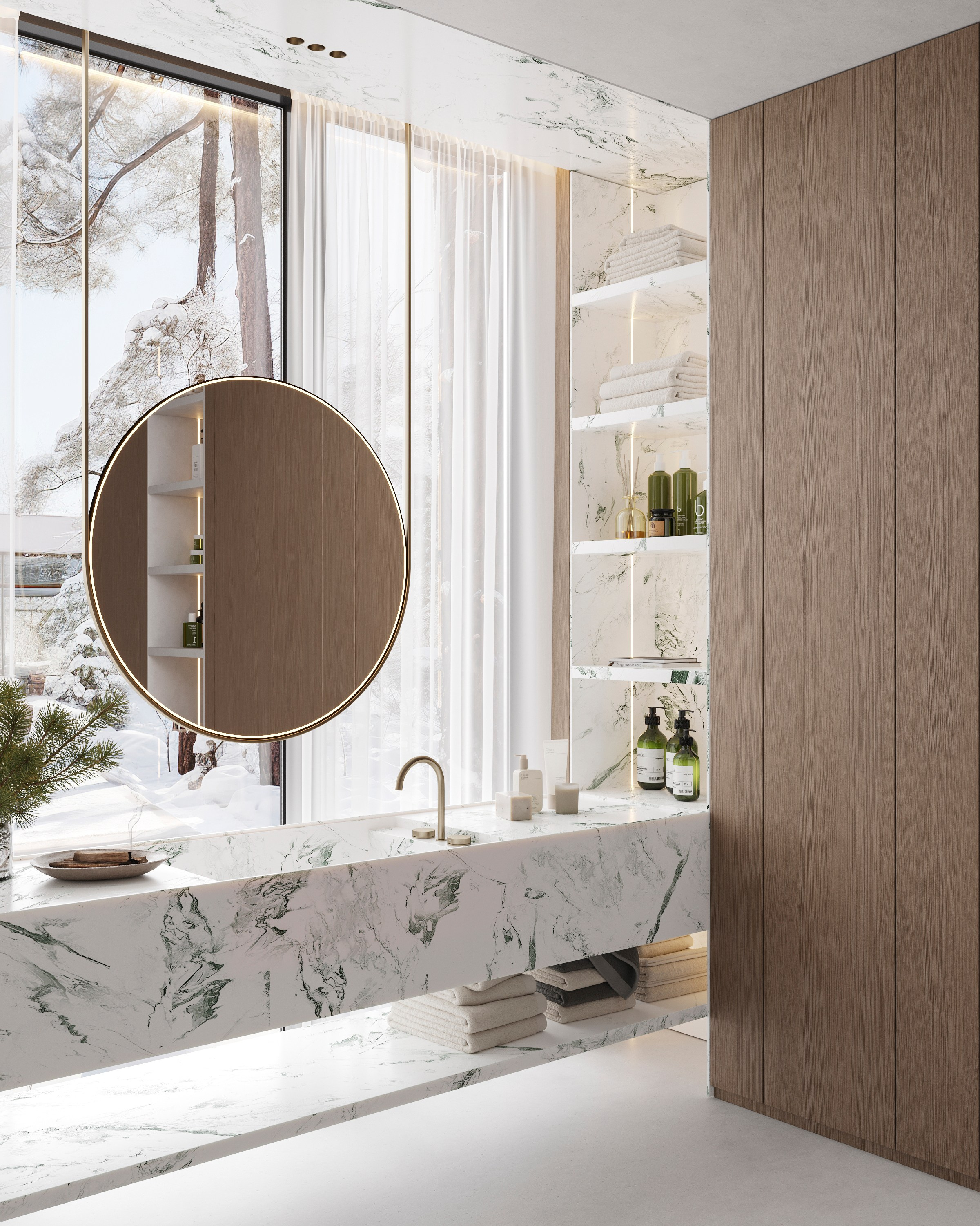NORDIC HAVEN | DESIGNER ANNE KIREEVA. Interior Visualization by Valerie Stetyukevich