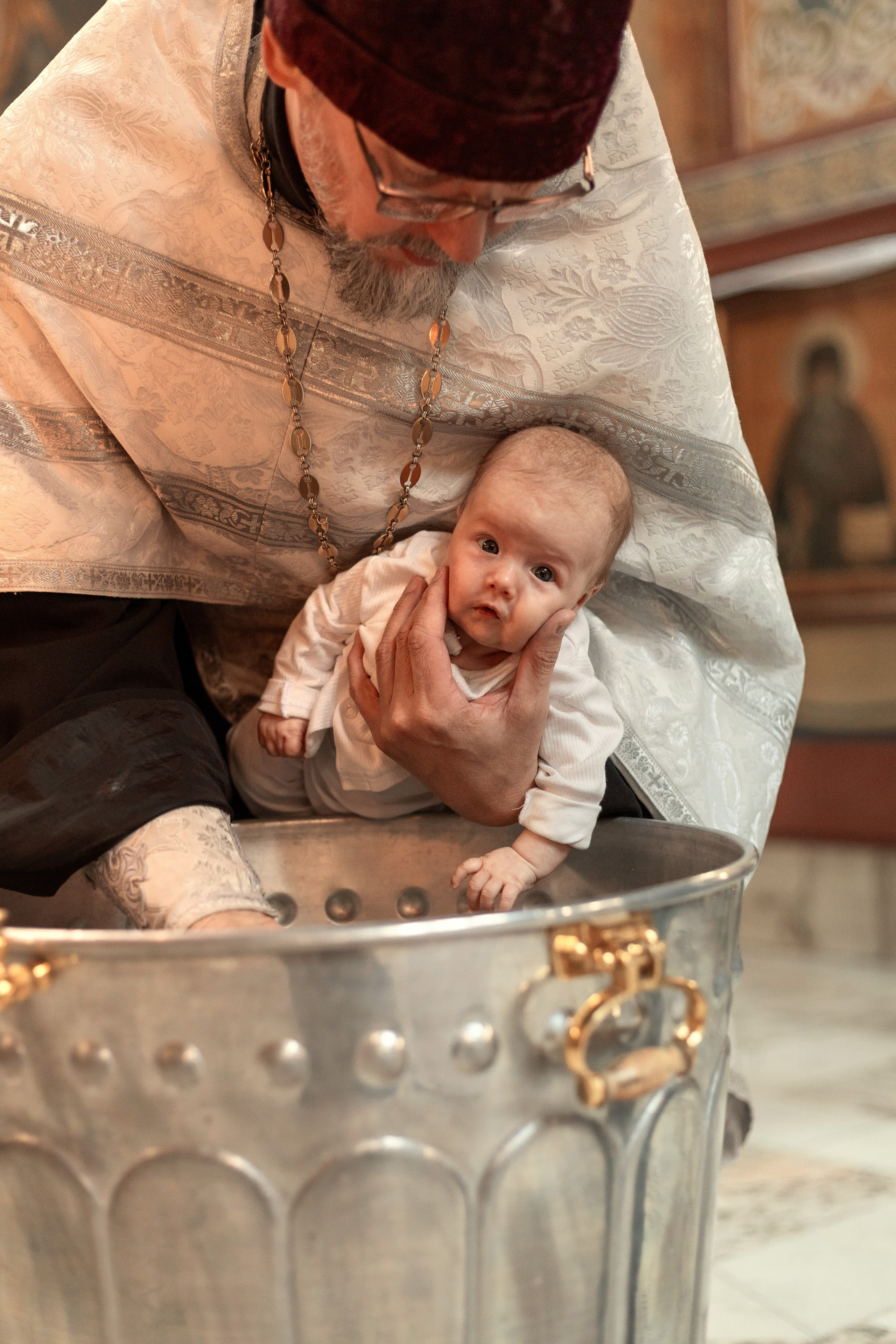 Крещение Елесоветы. ТОП Фотограф на Крещение и Венчание Железногорск Алексей Мещеряков