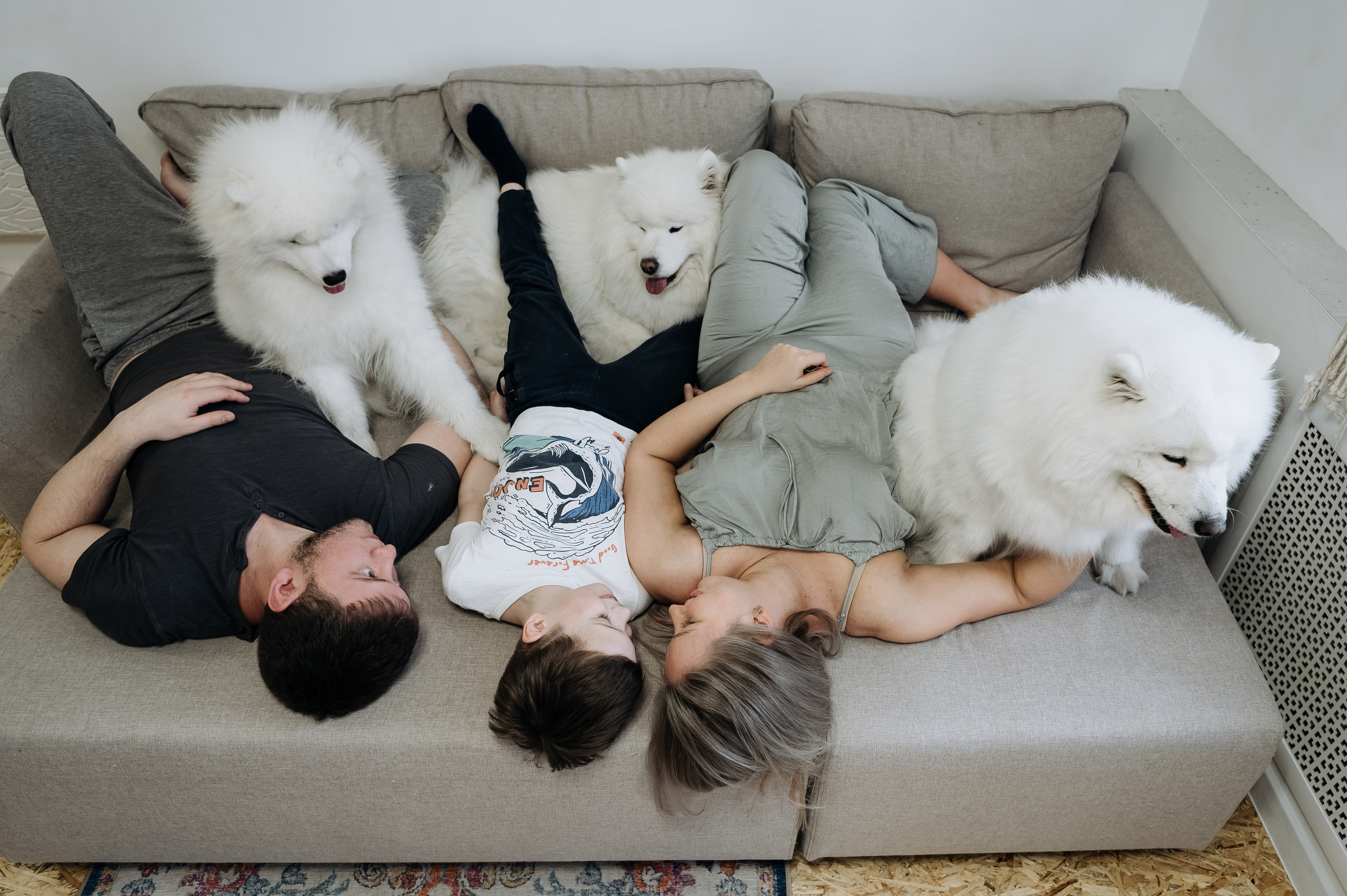 Оля, Саша, Сережа