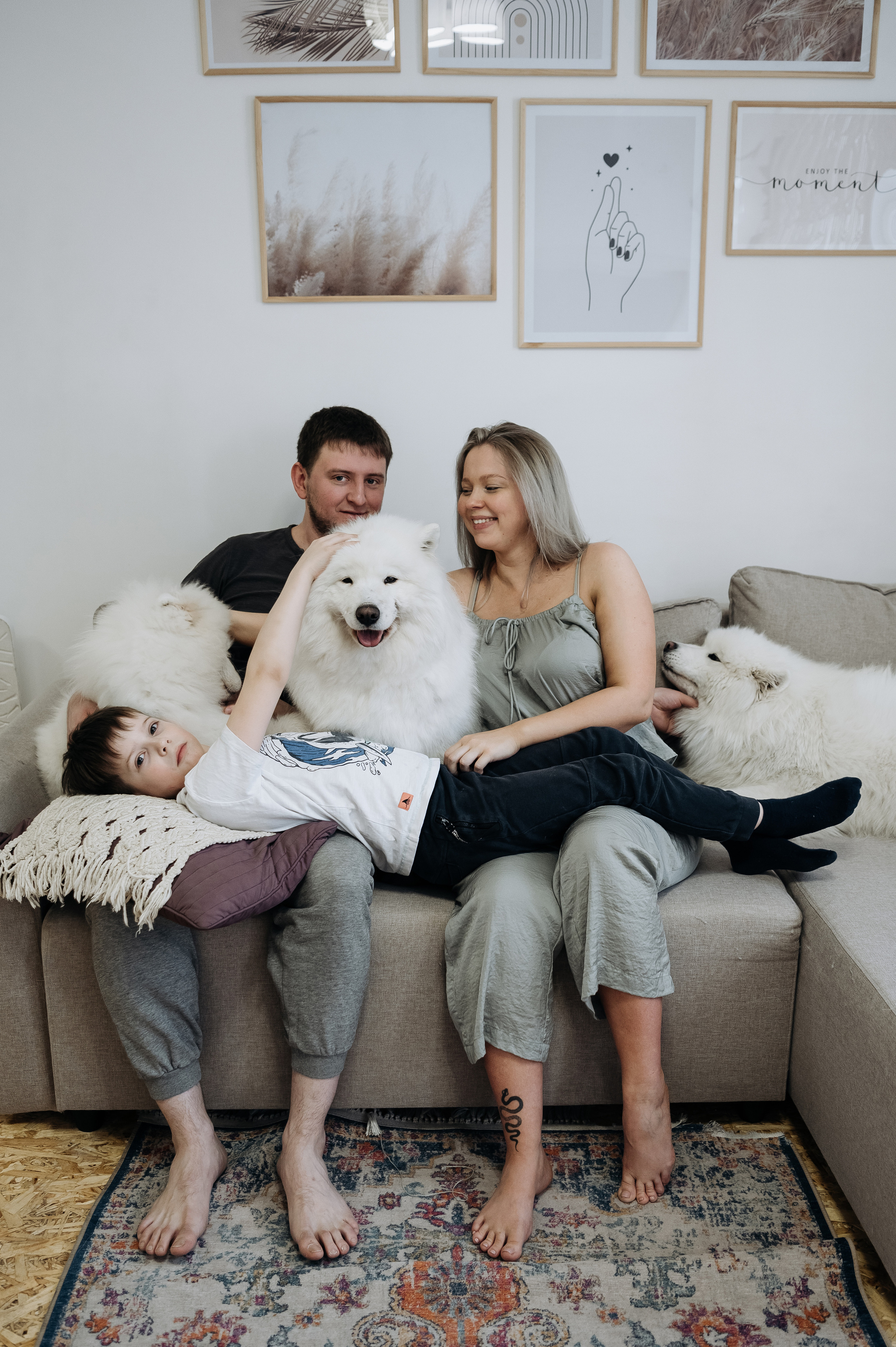 Оля, Саша, Сережа