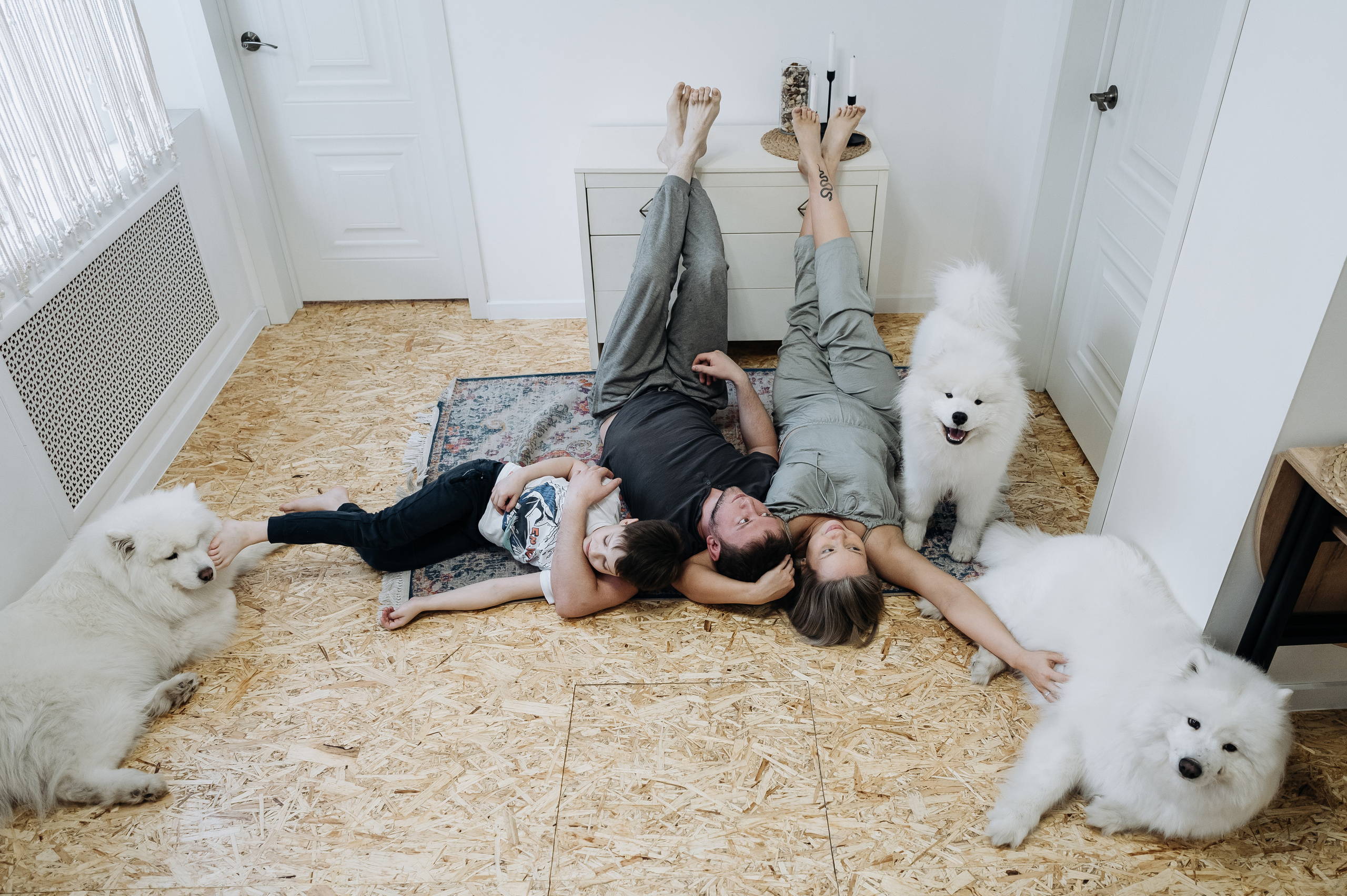 Оля, Саша, Сережа