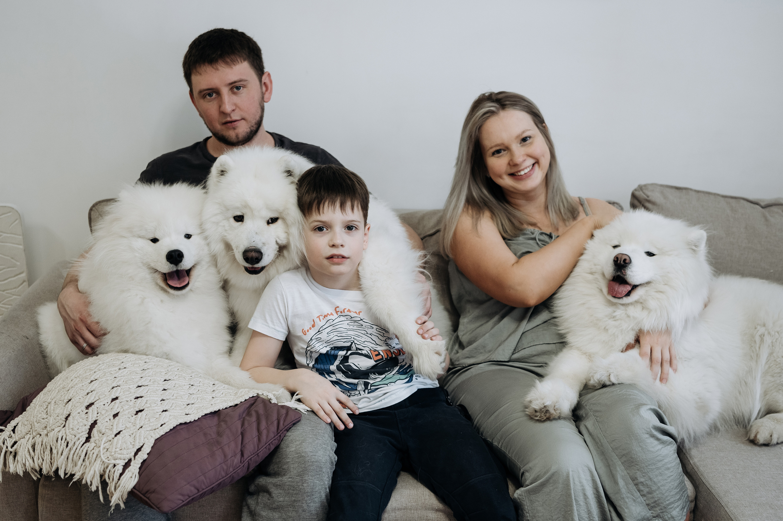 Оля, Саша, Сережа