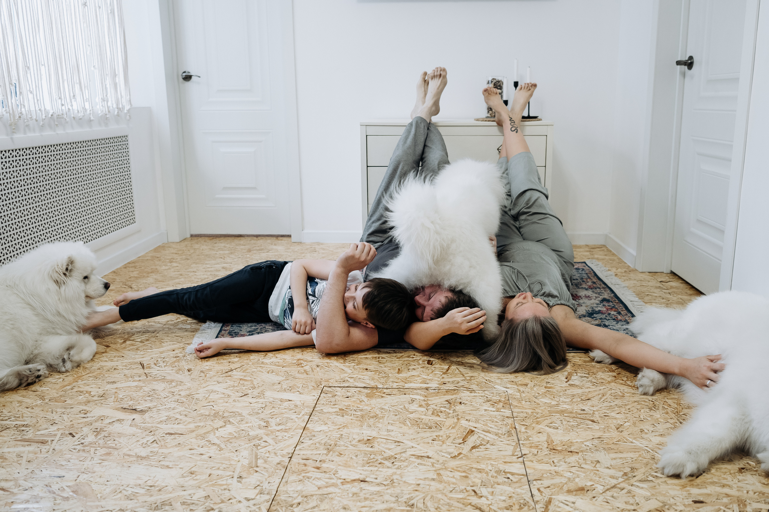 Оля, Саша, Сережа