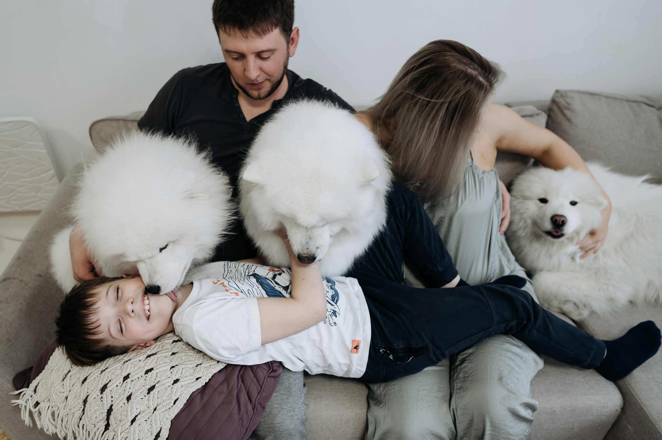 Оля, Саша, Сережа