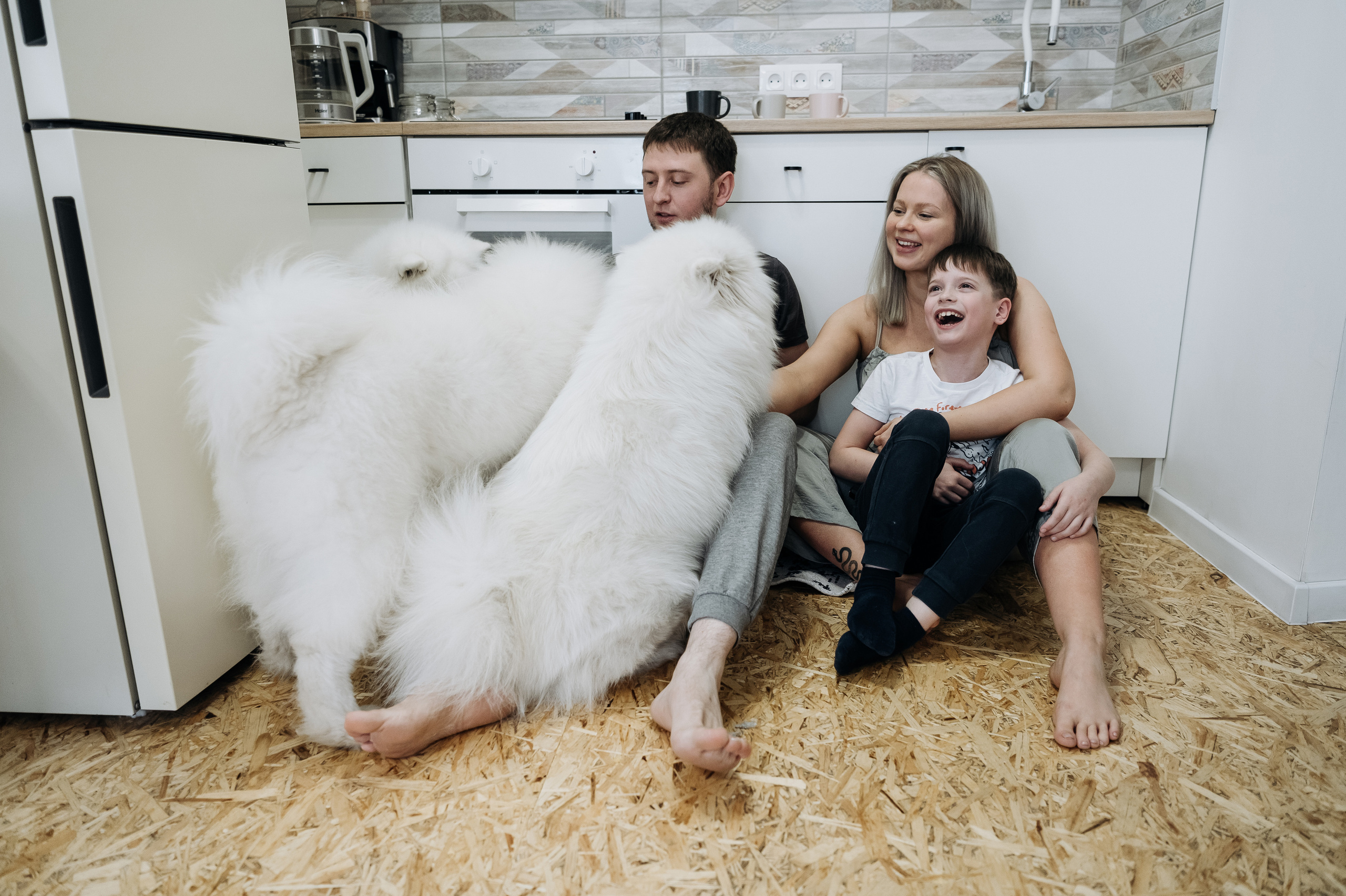 Оля, Саша, Сережа