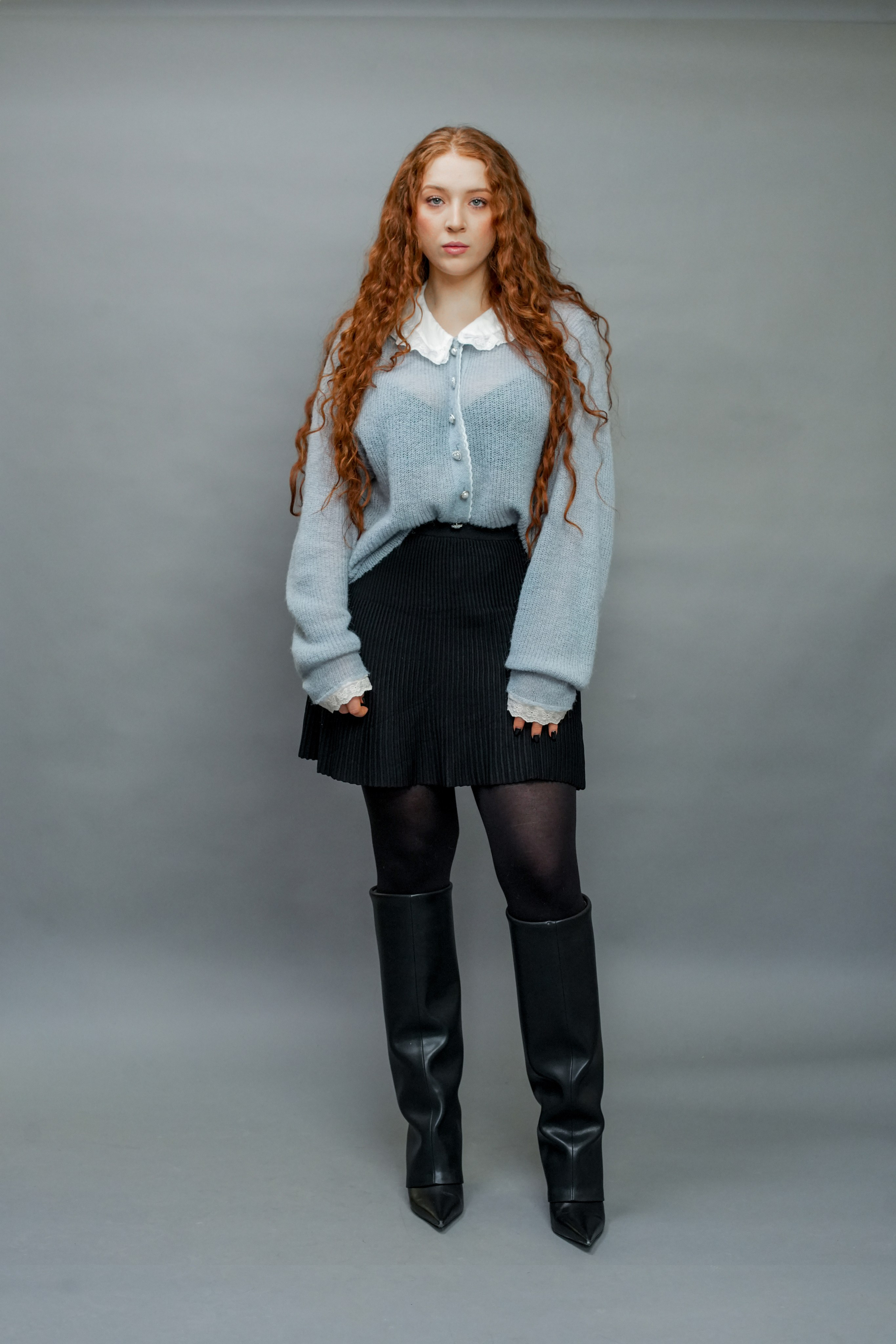 Актриса Дарья Горожанкина. Портретная съемка в Москве, студийный фотограф Игорь Фомин