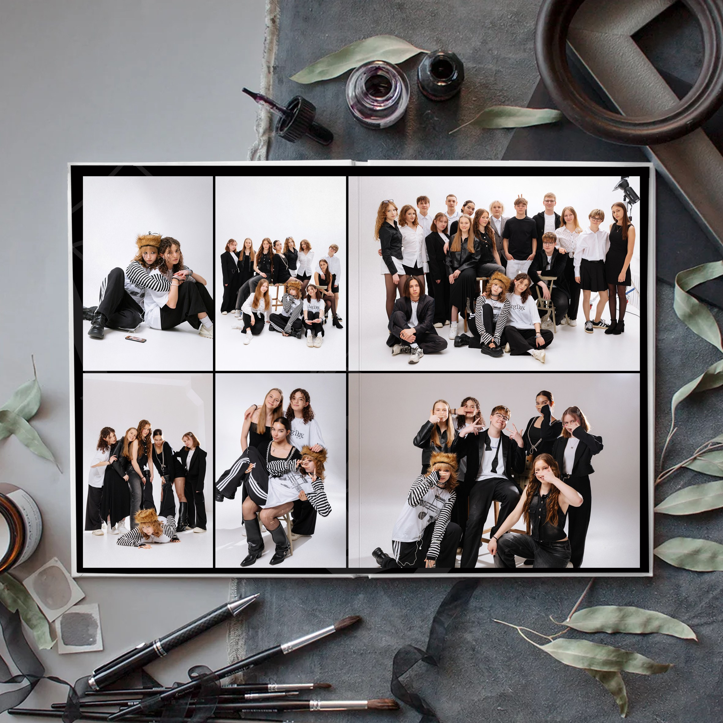 Альбом 5 разворотов старшие классы. Proklassnoephoto