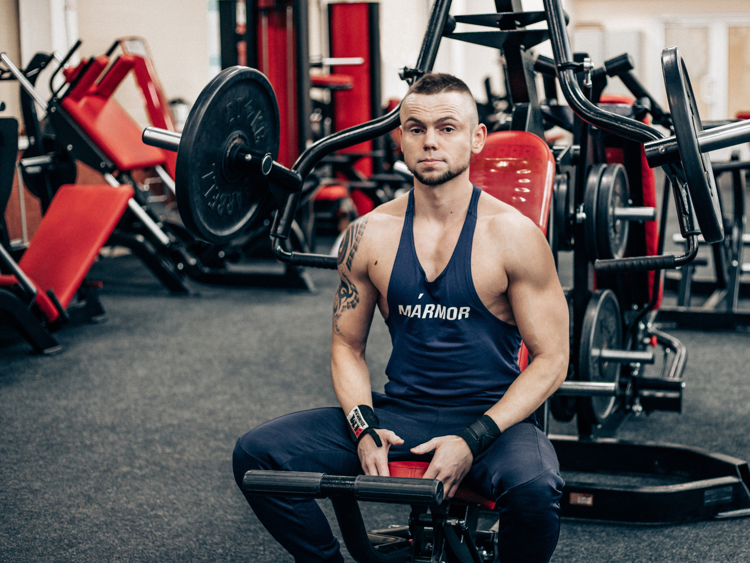 фотосессия в тренажёрном зале