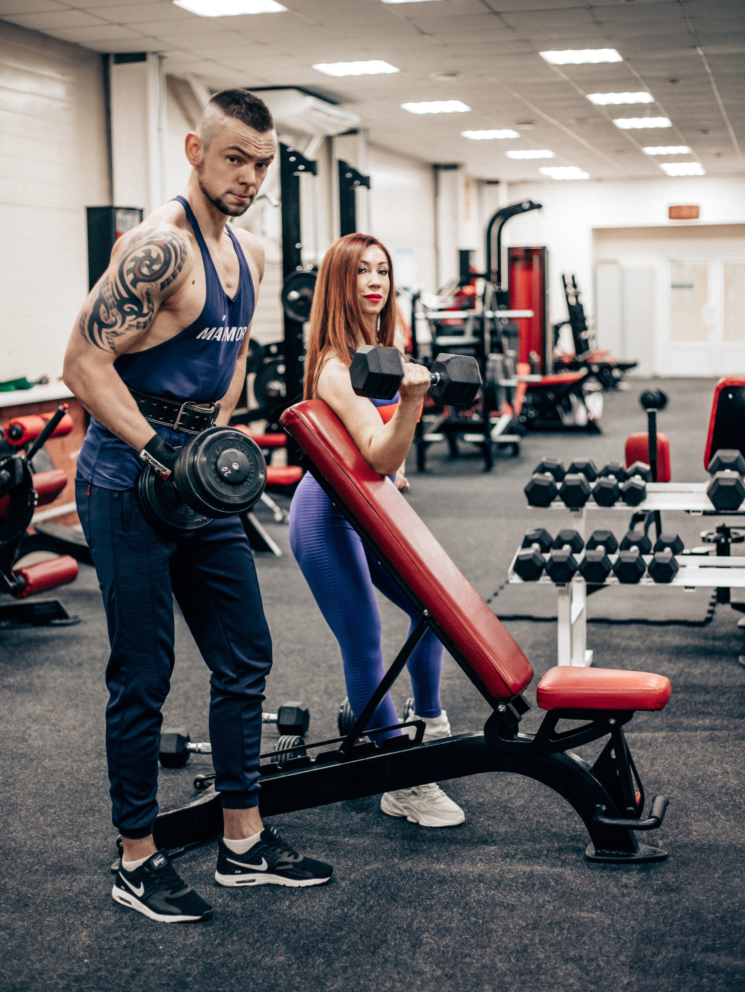 фотосессия в тренажёрном зале