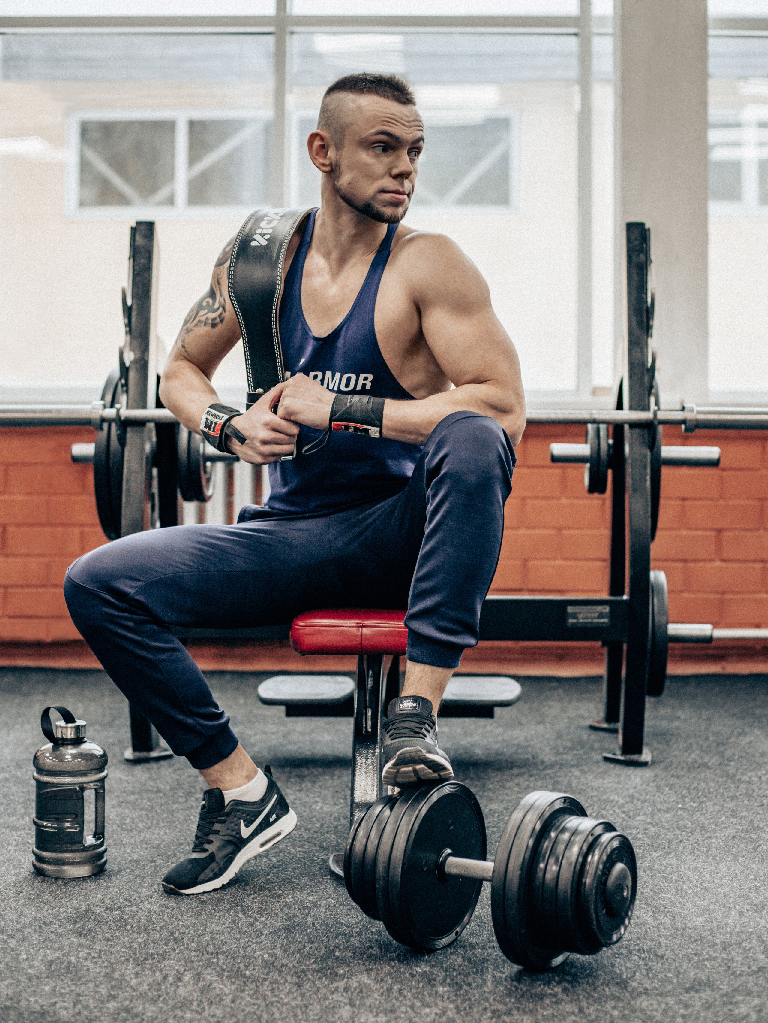 фотосессия в тренажёрном зале