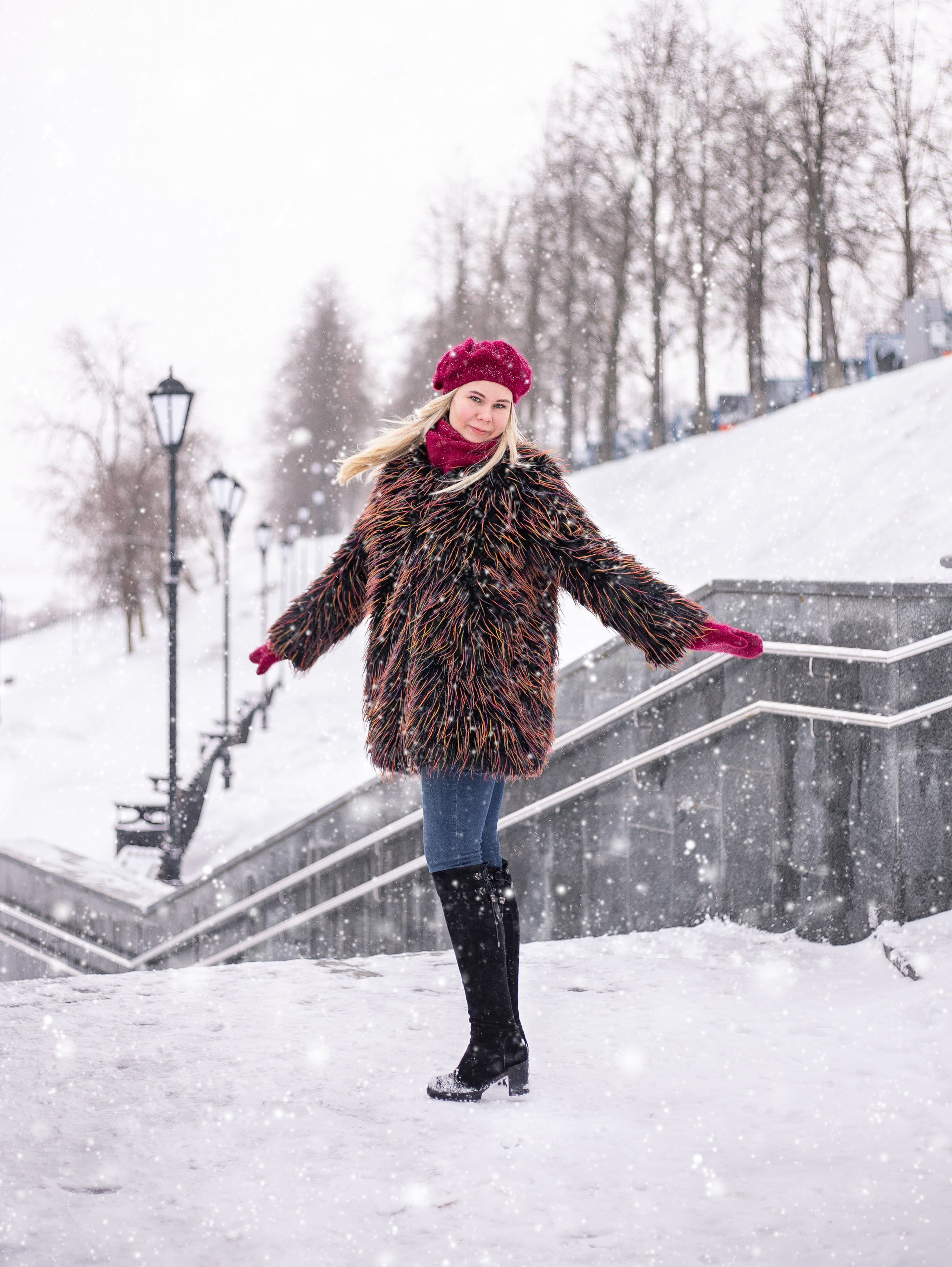 Набережная р. Кама. Февраль 2021. Яна. Фотограф Пермь. Свадьбы. Семья и дети, школа, д. сад. Фотокниги