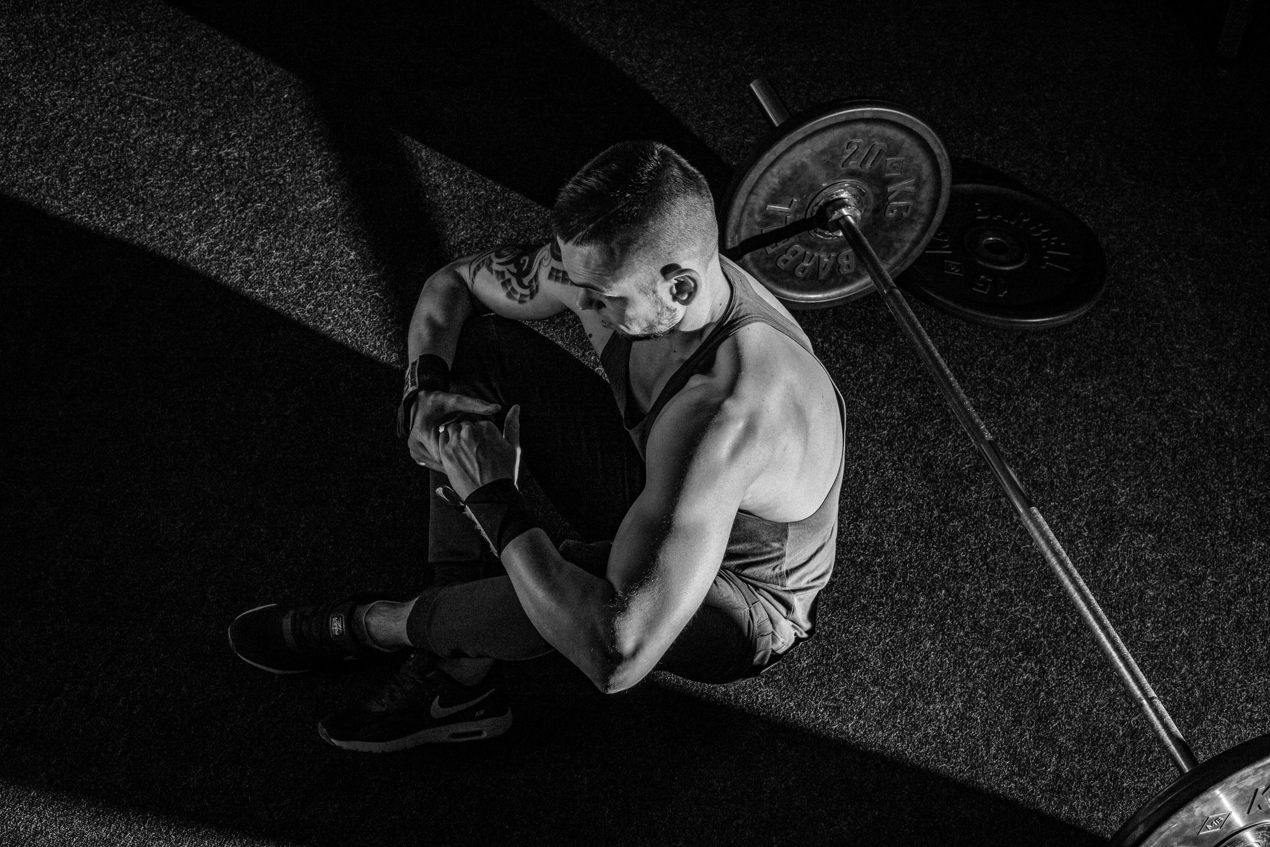 фотосессия в тренажёрном зале