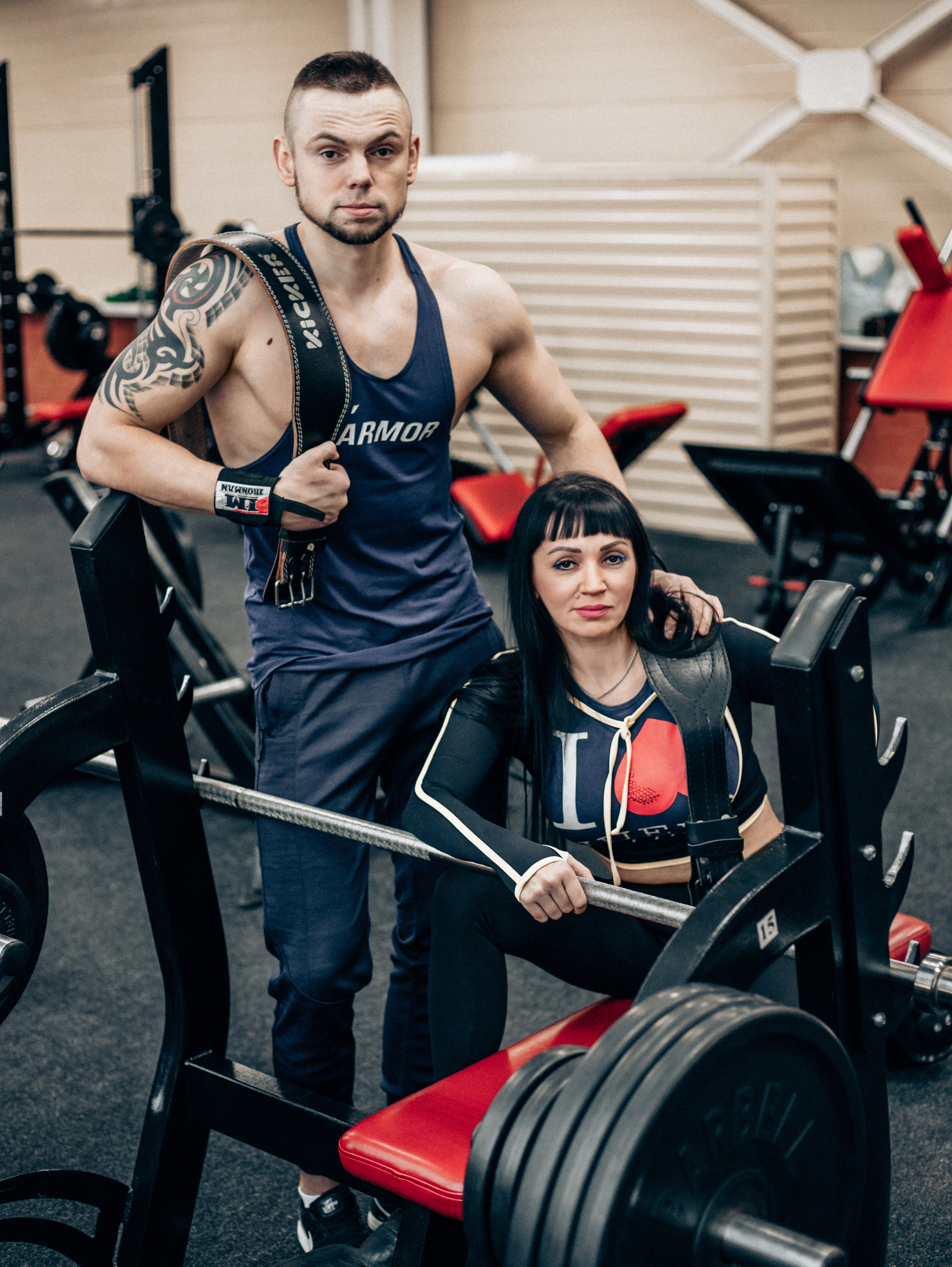 фотосессия в тренажёрном зале