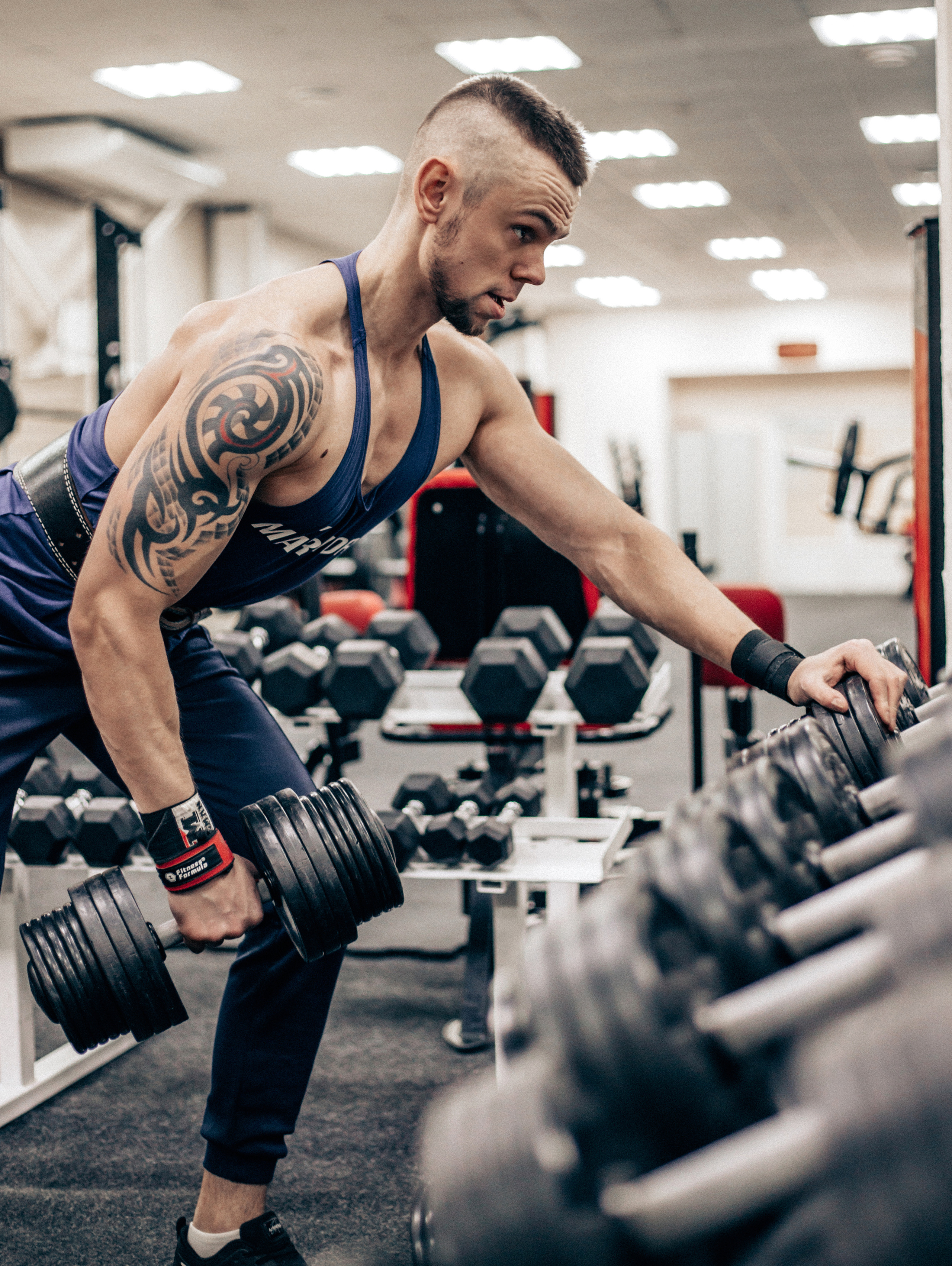 фотосессия в тренажёрном зале