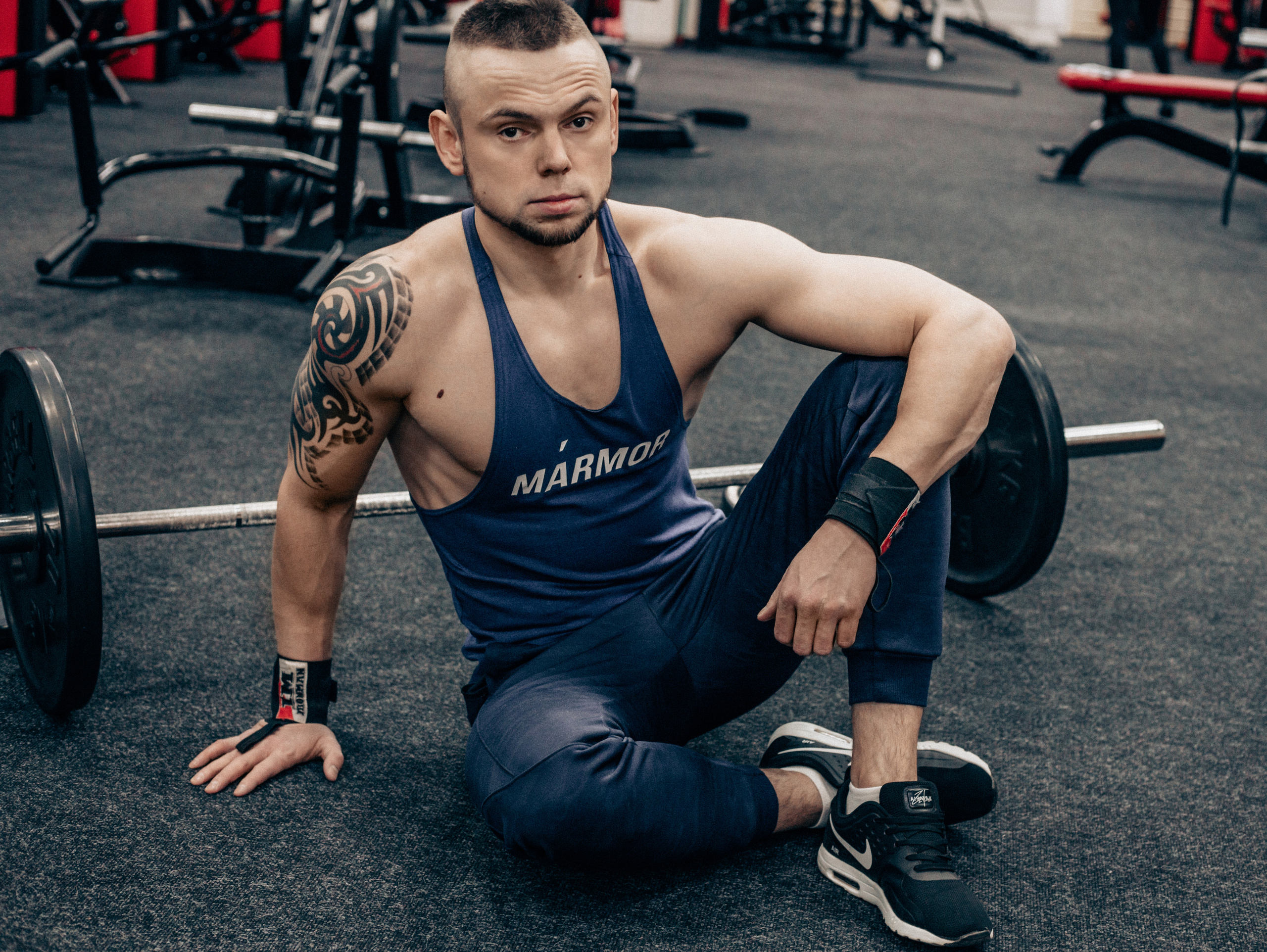 фотосессия в тренажёрном зале