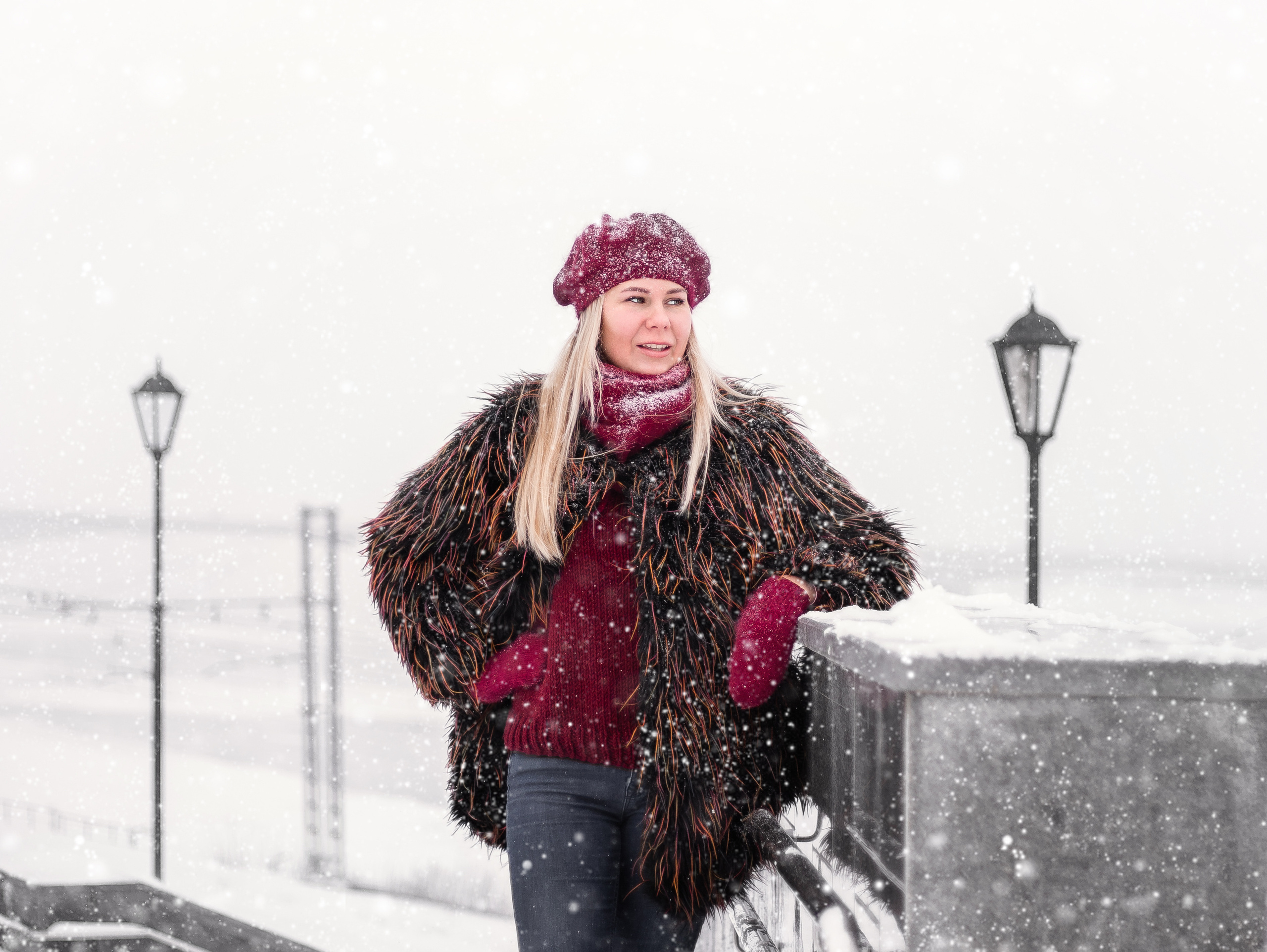 Набережная р. Кама. Февраль 2021. Яна. Фотограф Пермь. Свадьбы. Семья и дети, школа, д. сад. Фотокниги