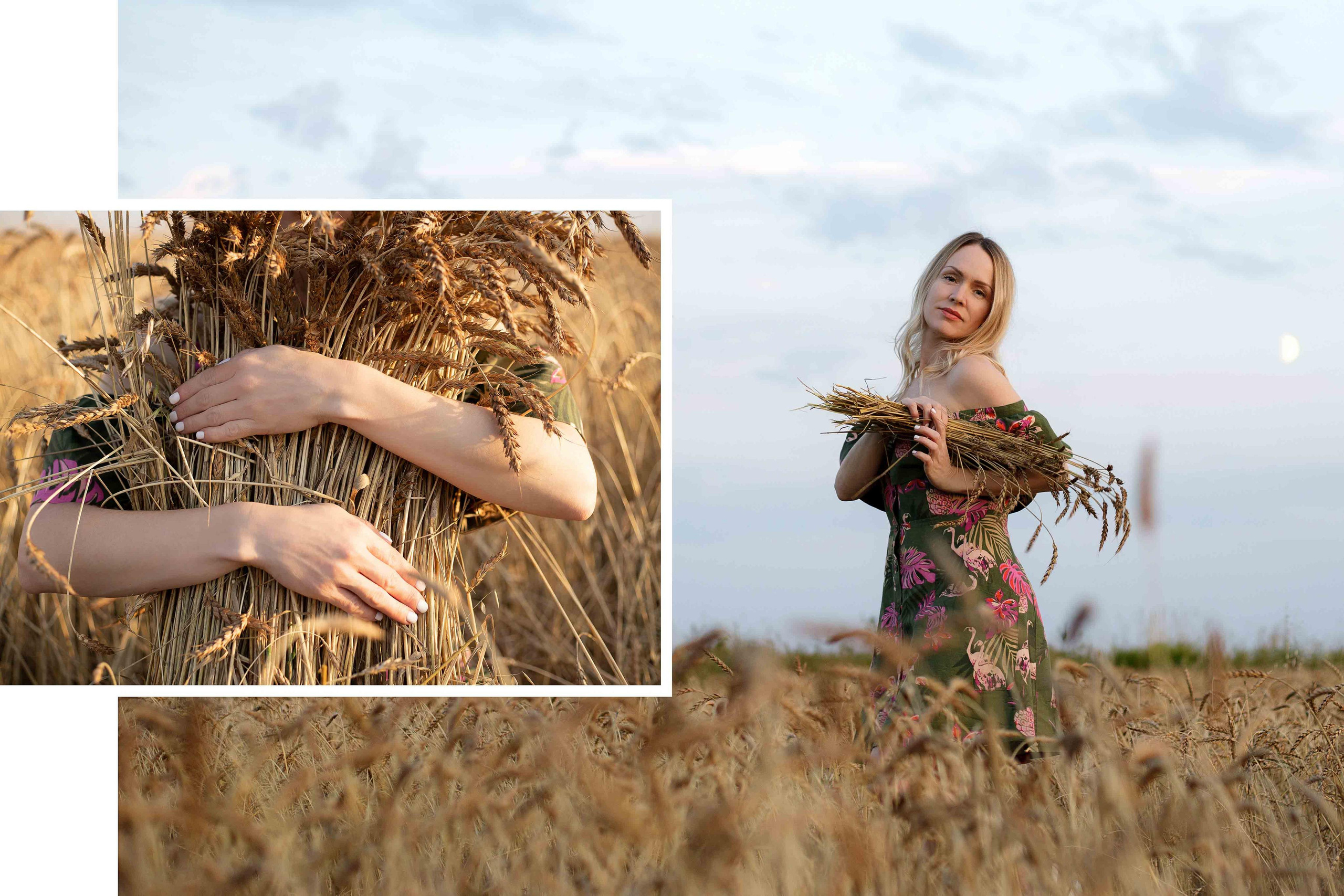 В поле. август 2020. Екатерина. Фотограф Пермь. Свадьбы. Семья и дети, школа, д. сад. Фотокниги