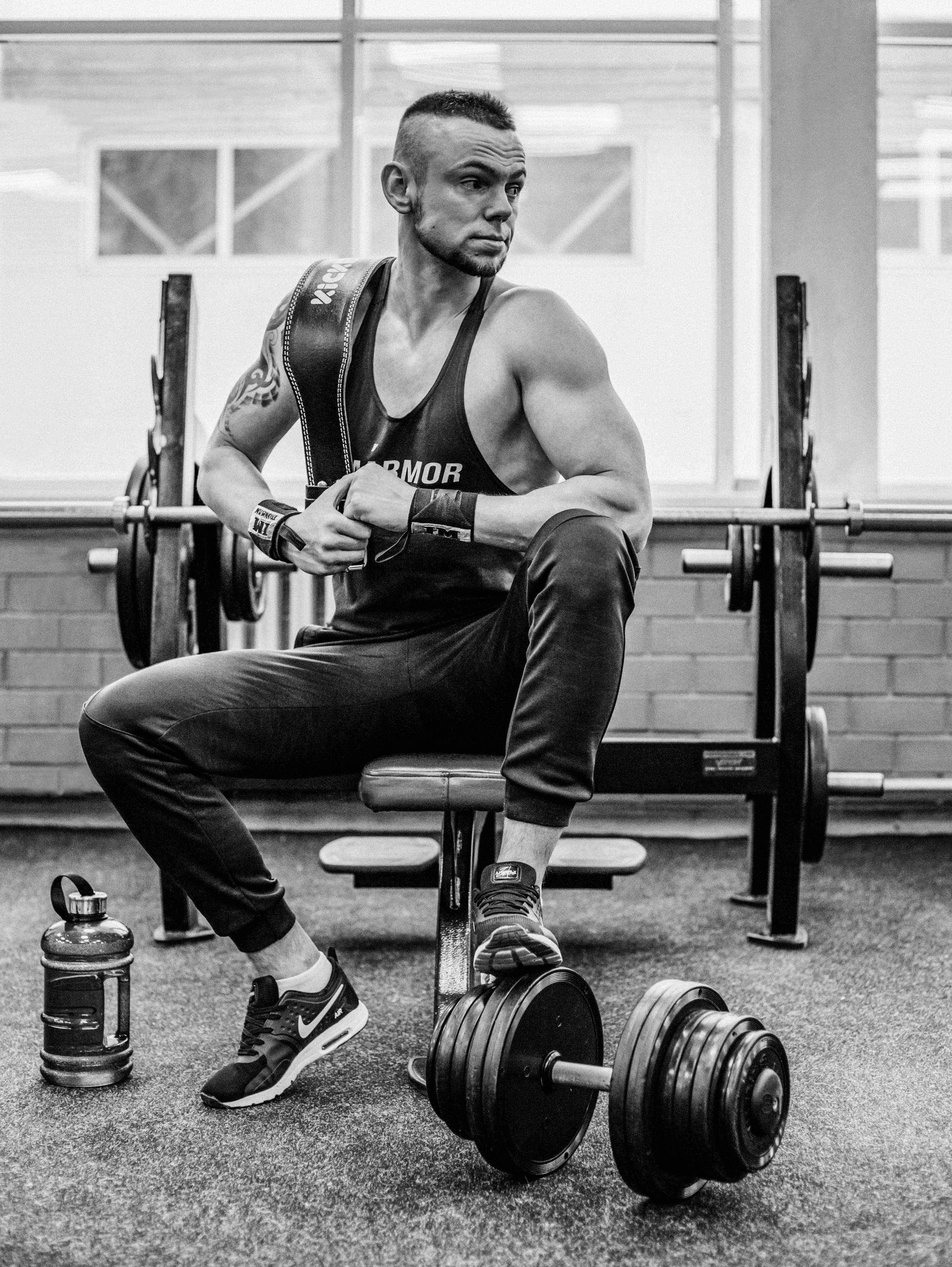 фотосессия в тренажёрном зале