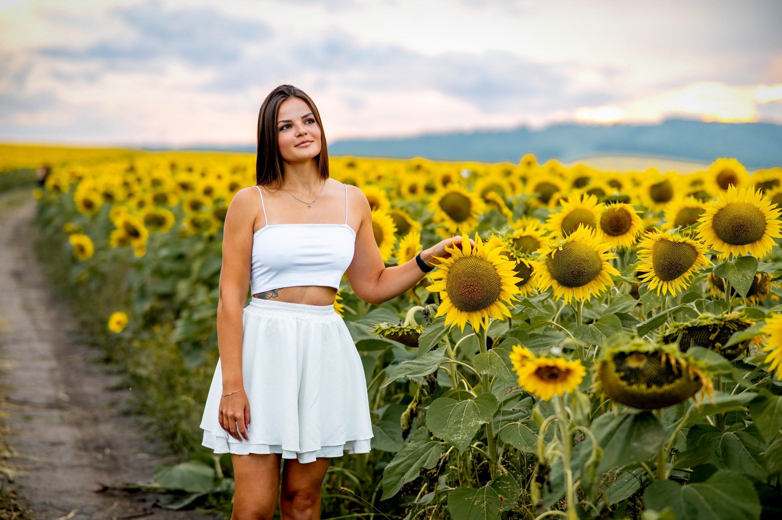 Подсолнуховое поле. Семейный и свадебный фотограф в Абакане Юлия Су
