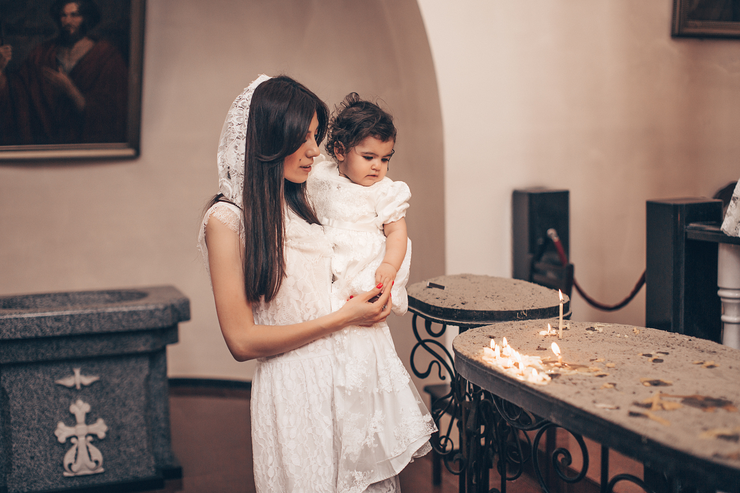 Крещение Даниэлы в Армянской Апостольской Церкви. Свадебный и семейный фотограф/видеограф в Краснодаре Наталья Осинская