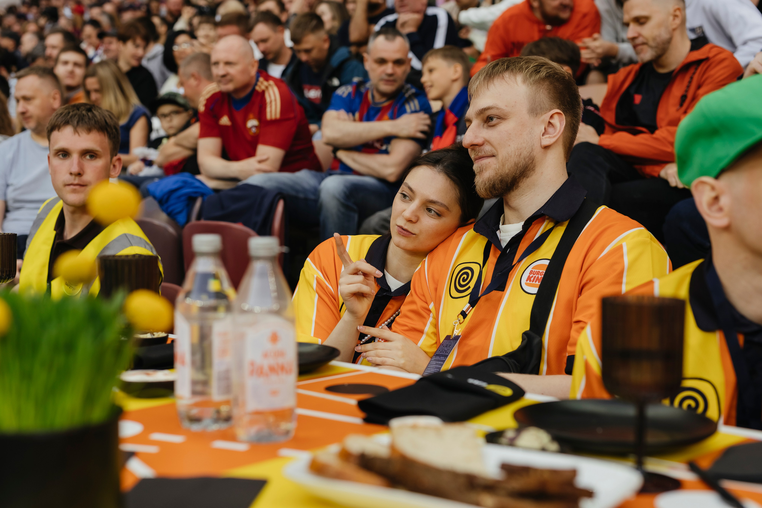 Яндекс Еда x Burger King На финале кубка России по футболу. Репортажный, event, концертный и backstage фотограф из Москвы Виталий Кривцов