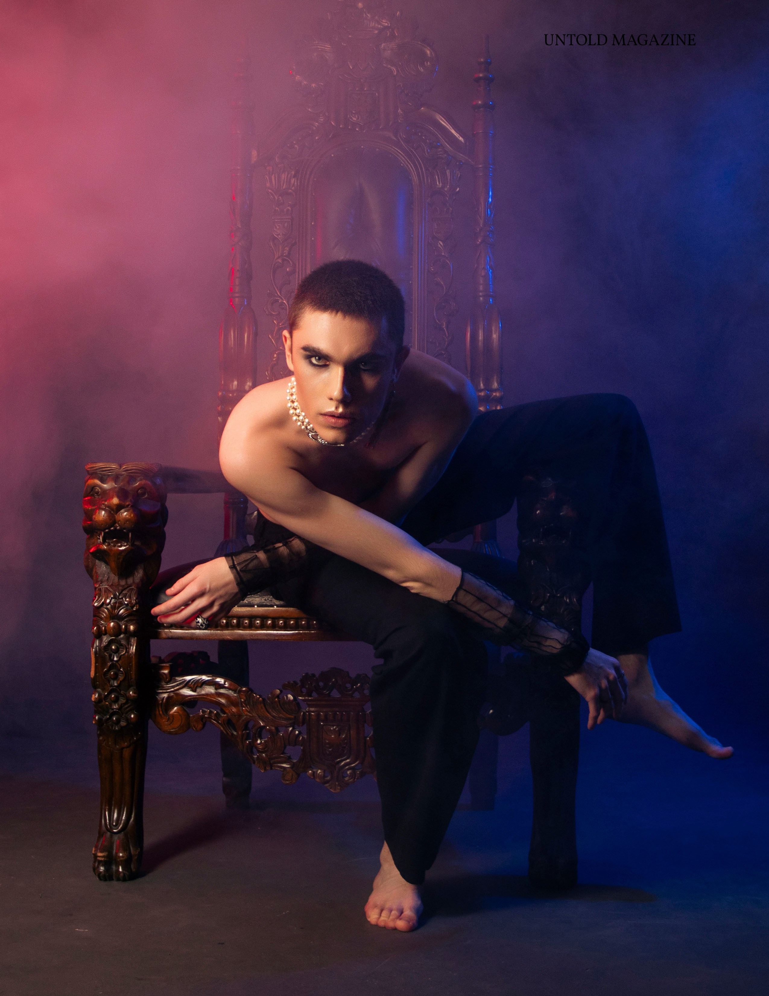 Фешн. Публикация в UNTOLD MAGAZINE. Портретный фотограф в Санкт-Петербурге Савельева Ольга