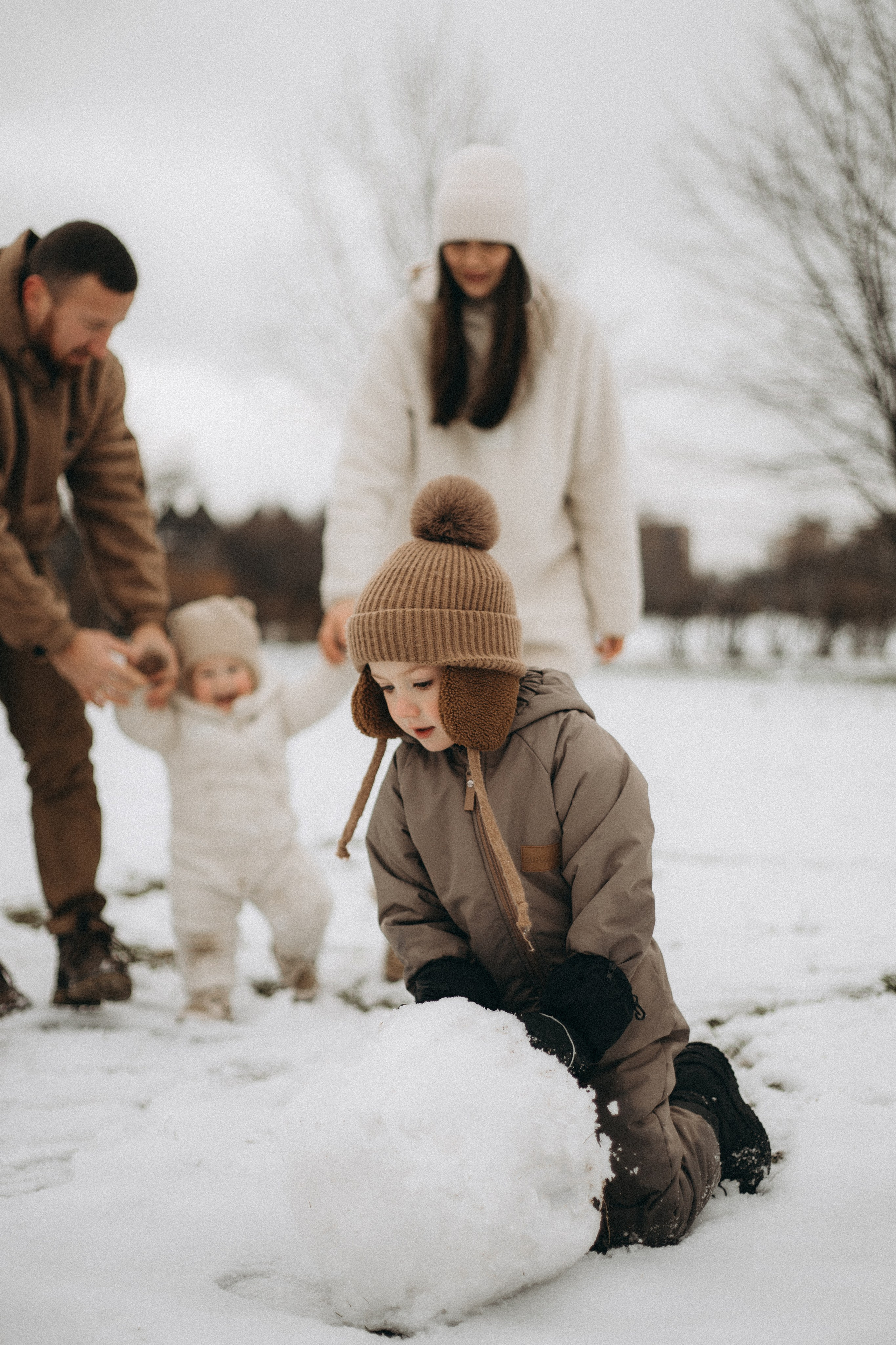 Первый снег. Фотограф в Москве Диана Малимон