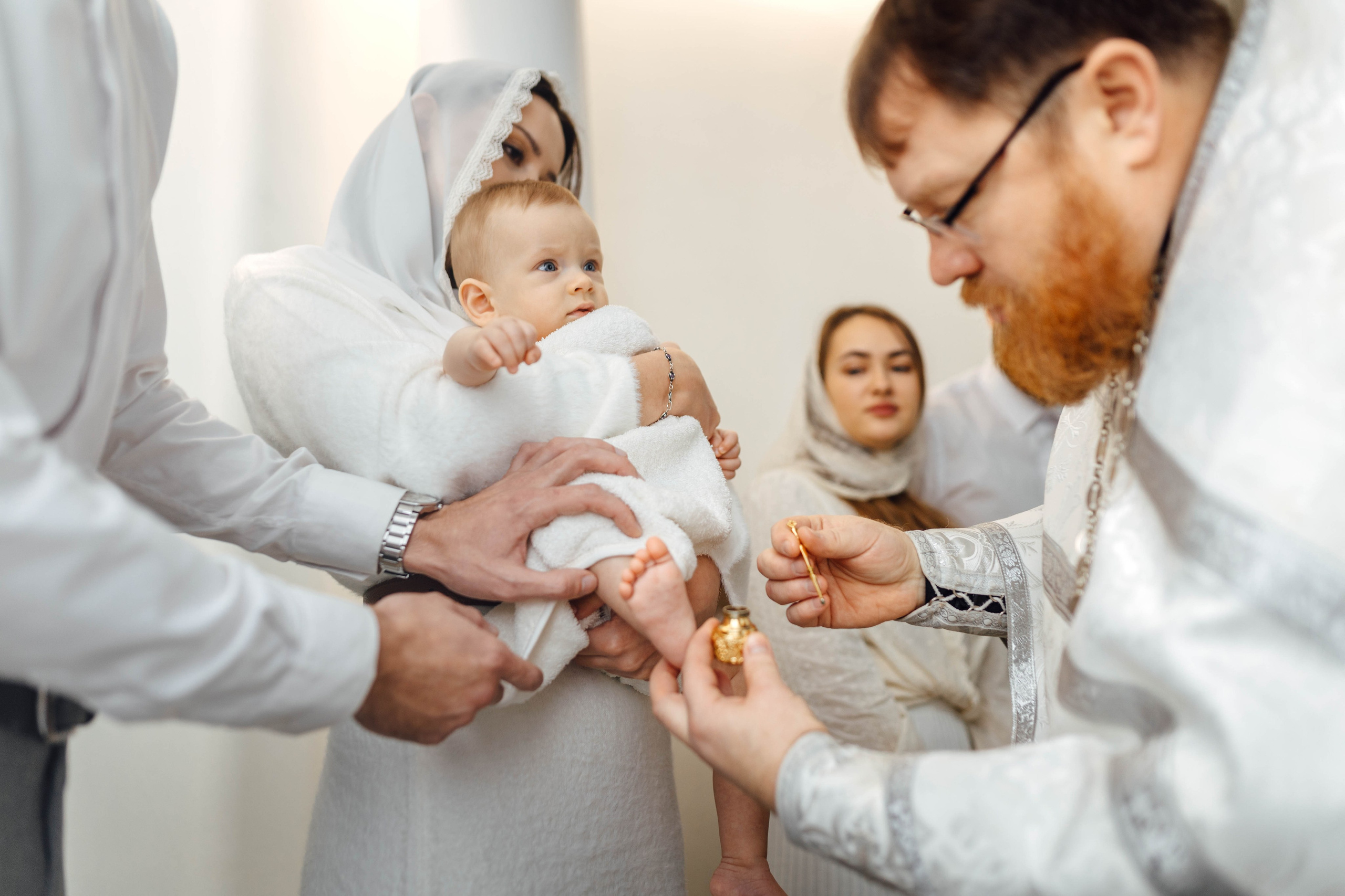 Крещение Демида, храм Святой Троицы, декабрь 2025