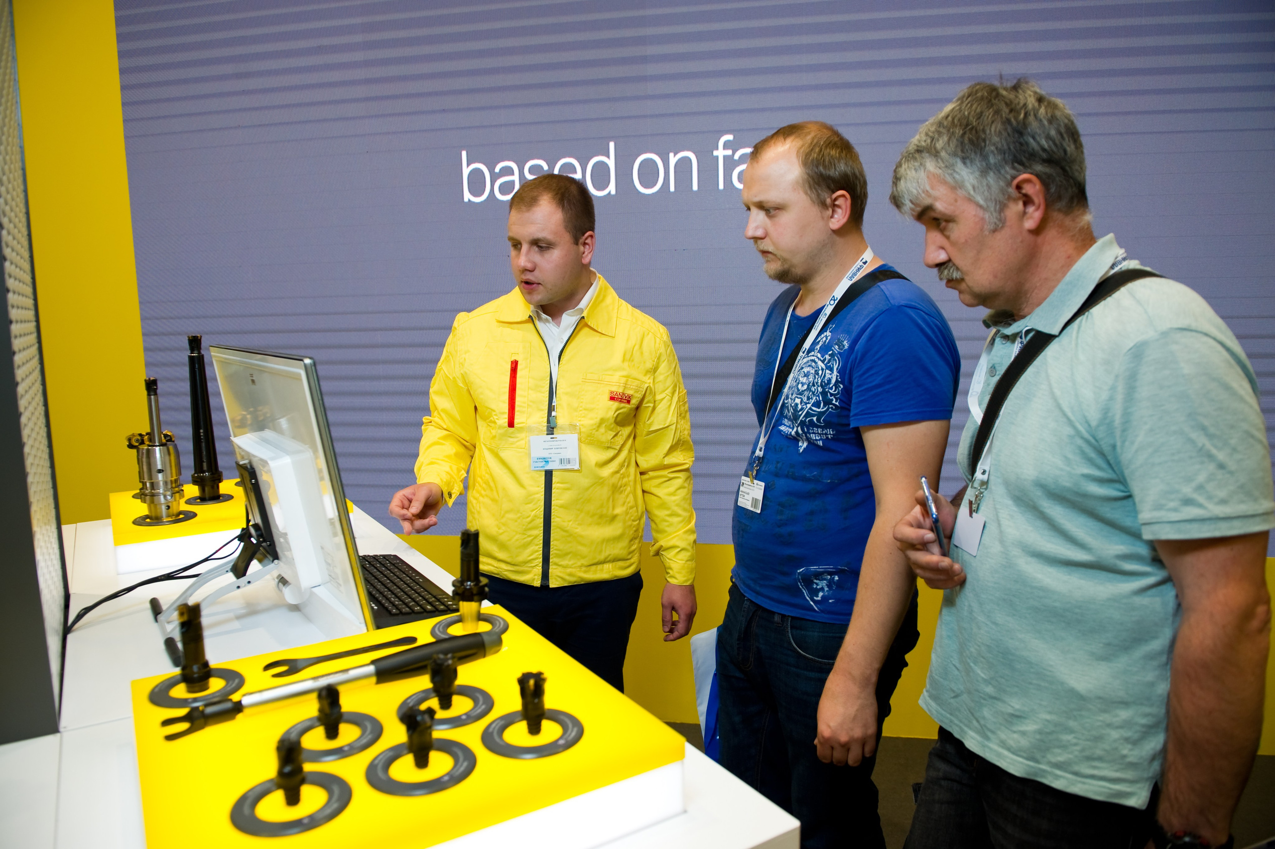 Работа Sandvik на выставке «Металлообработка». Репортажный фотограф и видеограф Слава Думчев. Тимбилдинги, отчетники, корпоративы