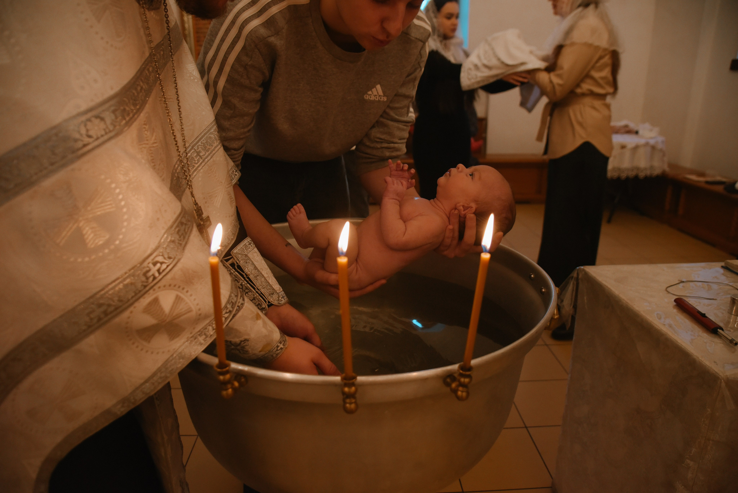 Крещение Мирона. Фотограф Лола Волна, город Москва