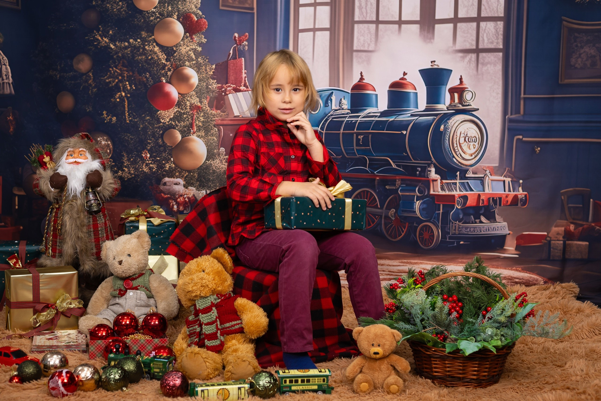Новогодняя фотосессия 2025 г. Фотостудия «Олеся». Фотостудия в г. Верхняя Пышма
