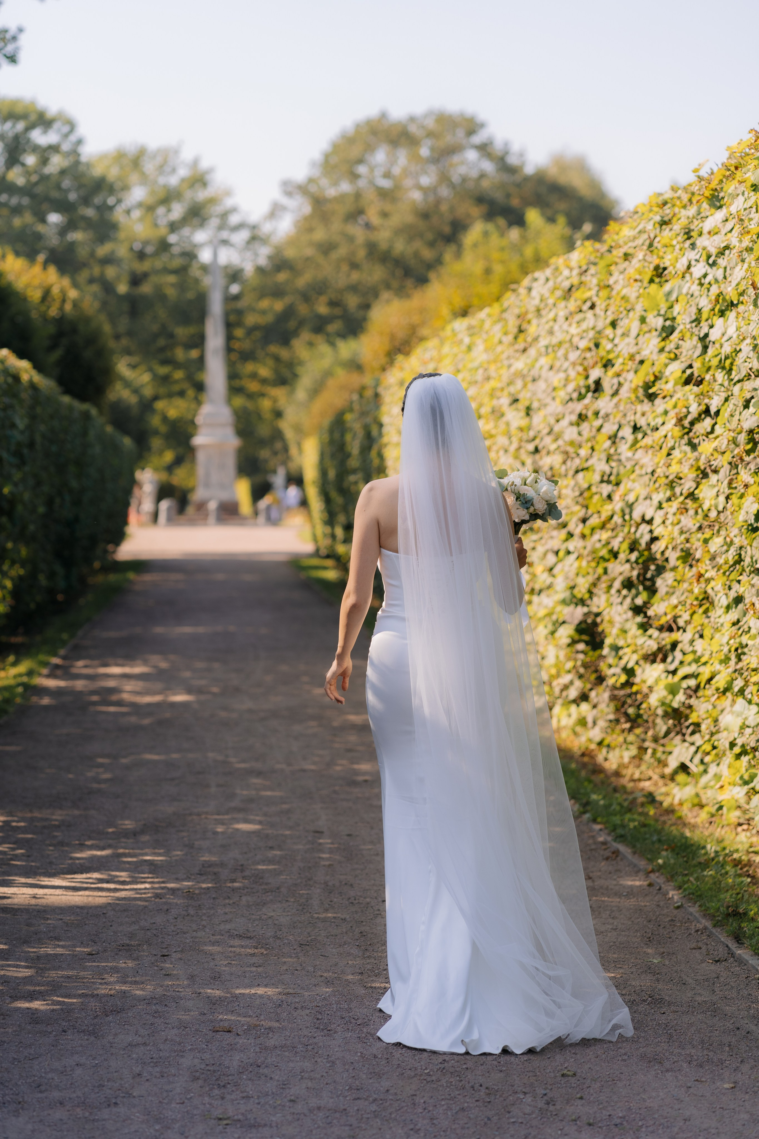 Свадебная фотосессия в Москве, парк Кусково. Свадебный фотограф в Москве Анна Полушина