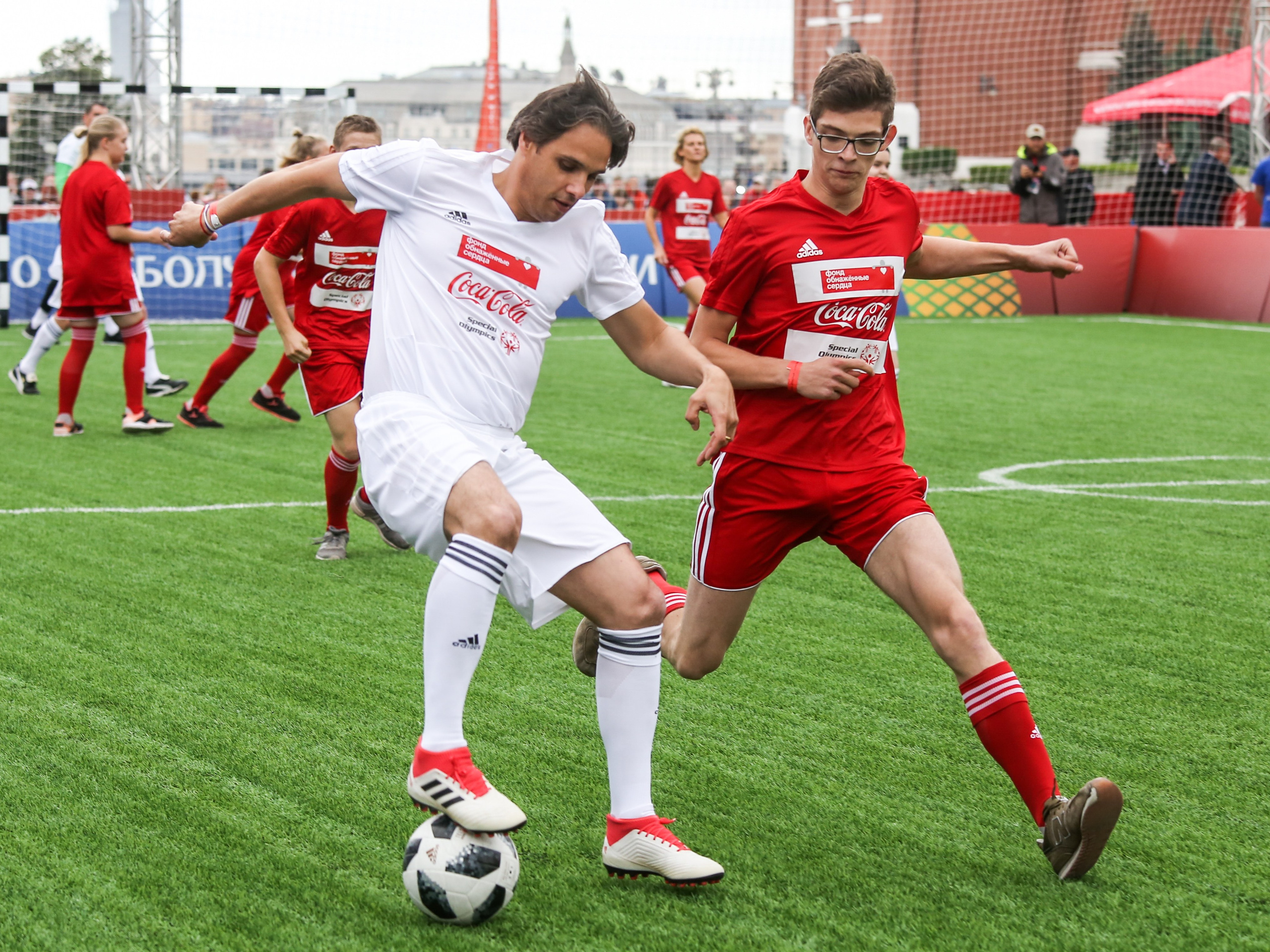 Звёздный футбольный матч. Фотограф и видеограф в Москве Ирина Фомочкина