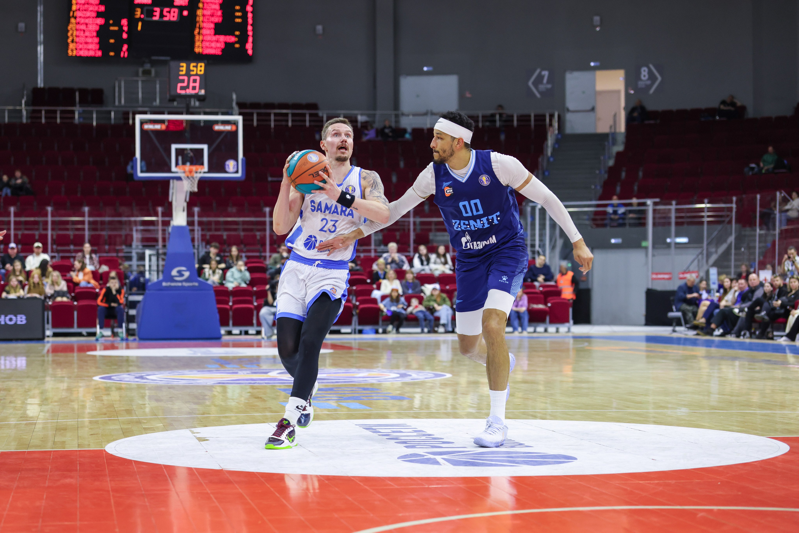 Баскетбол. Самара — Зенит. Единая лига ВТБ. Спортивный фотограф в Самаре