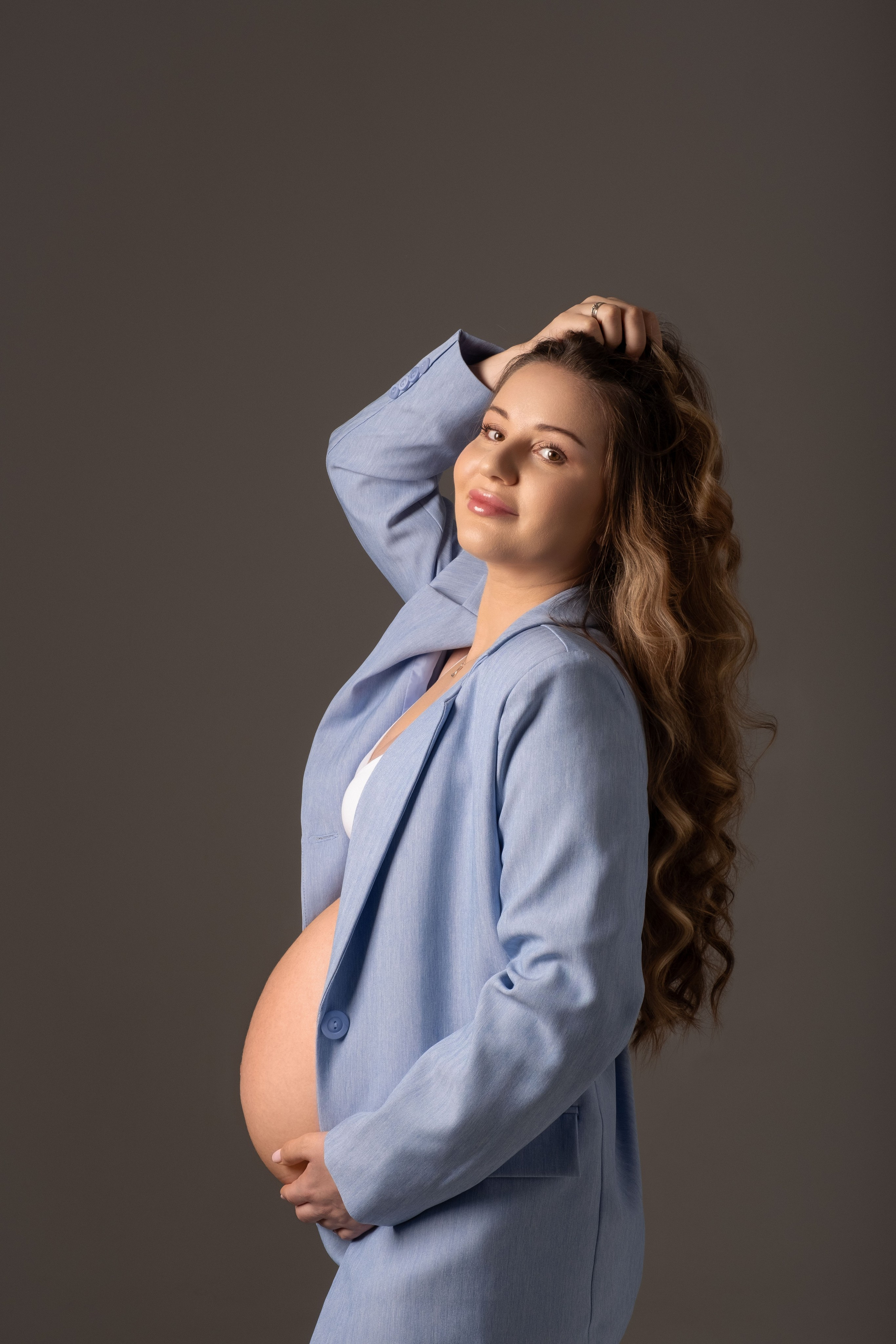 Беременность. Студия. Фотограф беременности Демочкина Елена