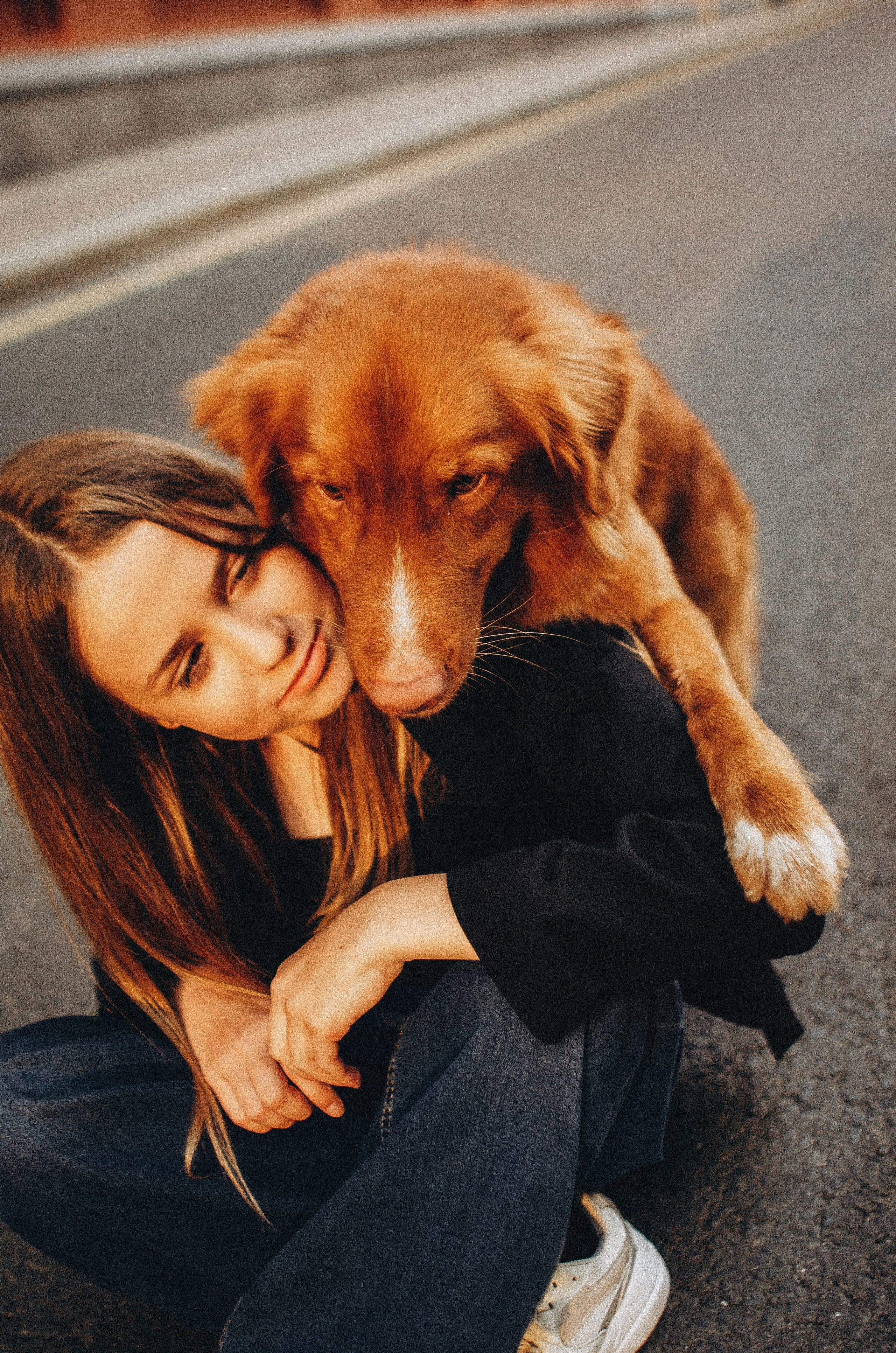 Алина и Бис. Фотограф-анималист Богданова Полина