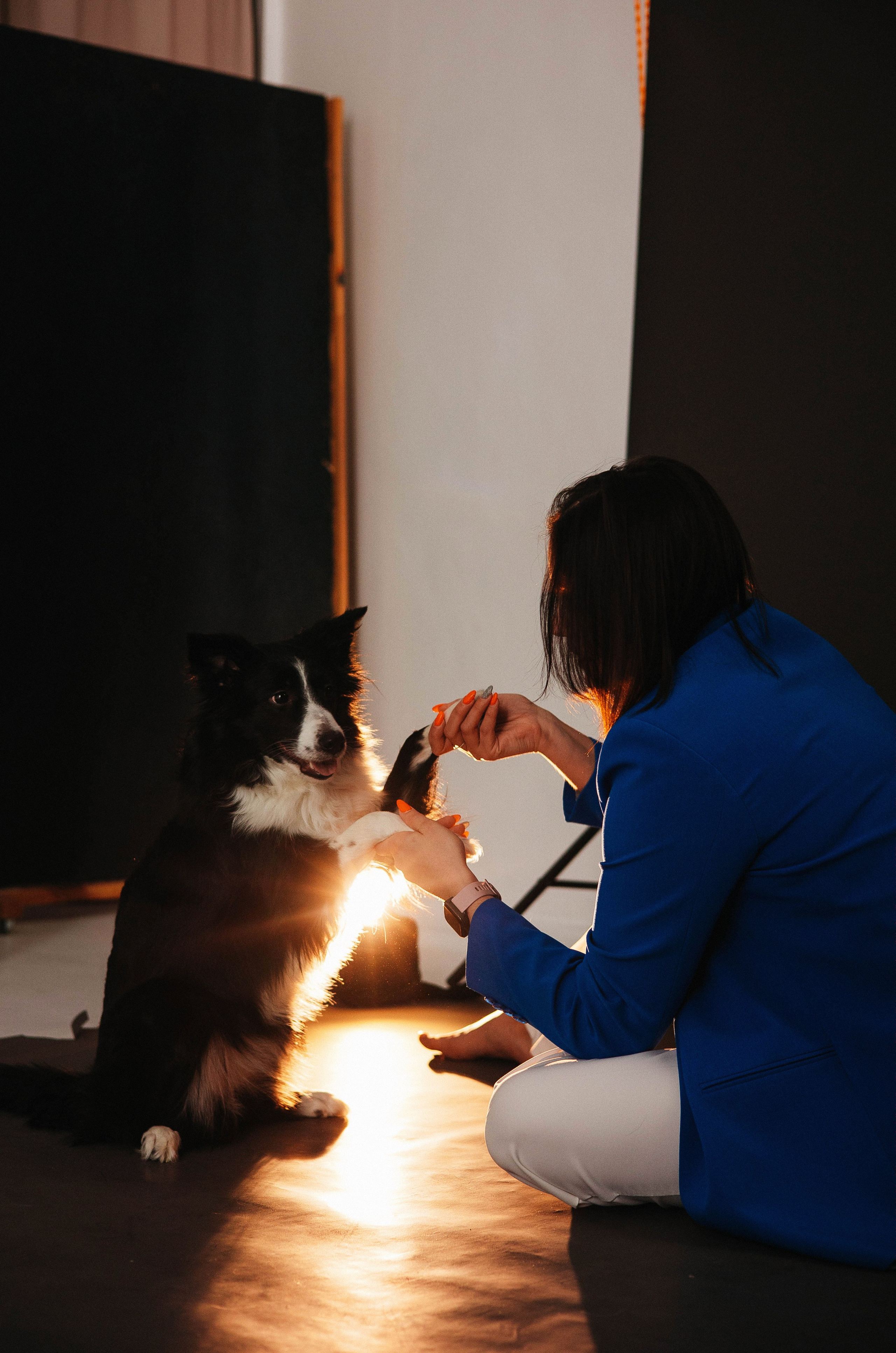 Катя и Райли. Фотограф-анималист Богданова Полина