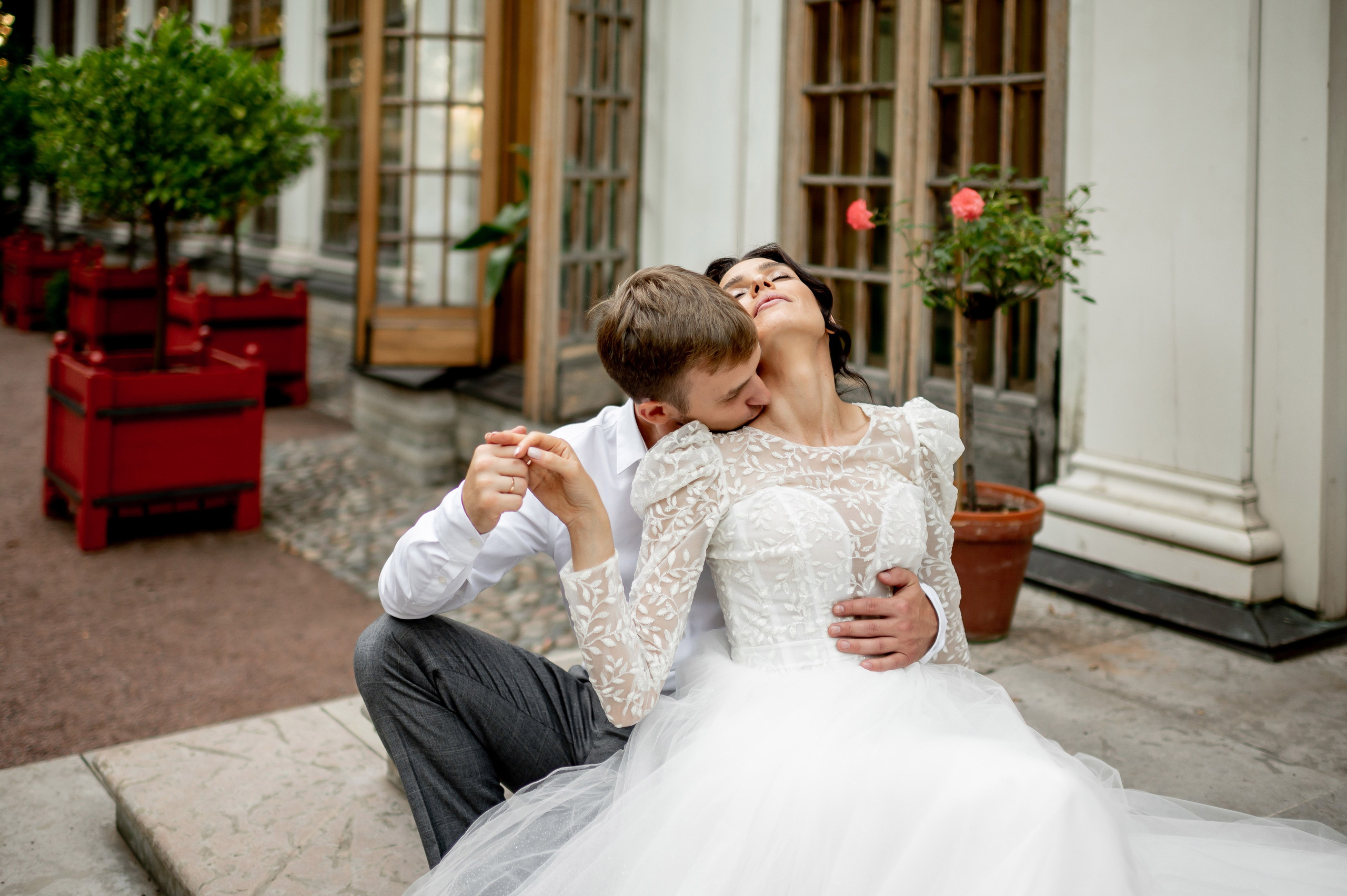 Кирилл и Анжела (круассаны, кофе и фотосессия в Летнем саду). Портретный, семейный и свадебный фотограф в Санкт-Петербурге и в Пушкине Ширяев Денис