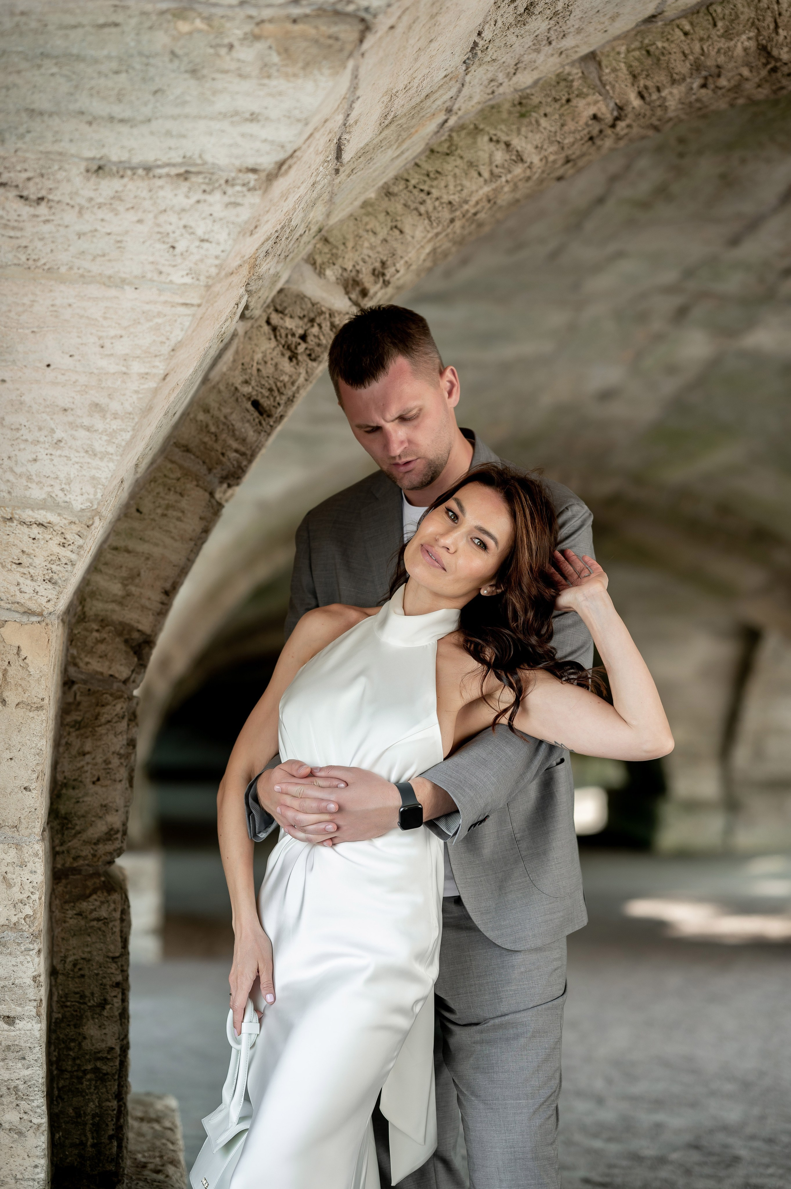 Алина и Алексей (прогулка на кабриолете, Академия Художеств, Екатерининский парк в Пушкине). Портретный, семейный и свадебный фотограф в Санкт-Петербурге и в Пушкине Ширяев Денис