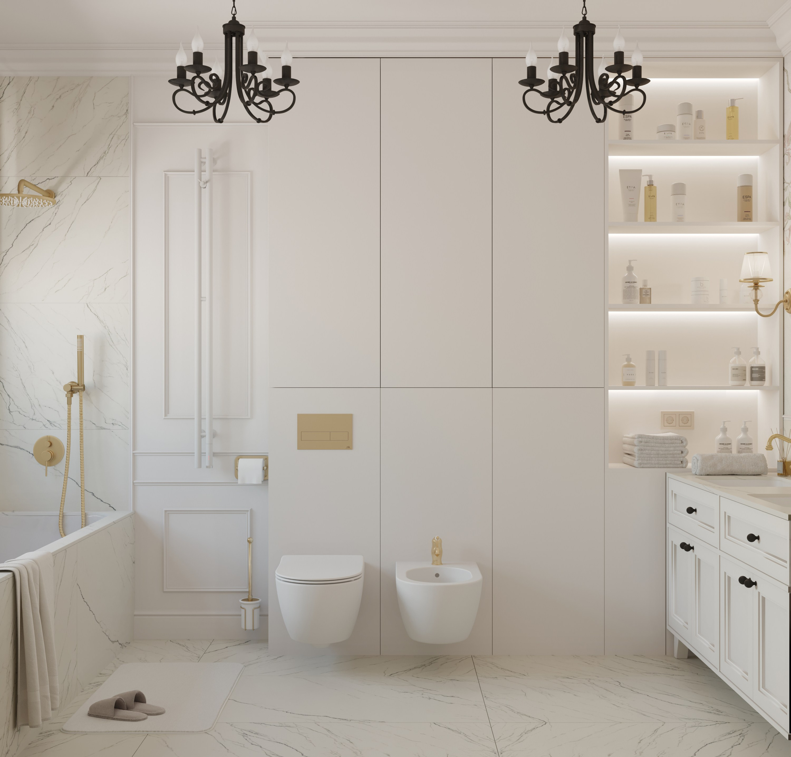 Дом 320 м² для большой семьи в Парижском стиле🤍