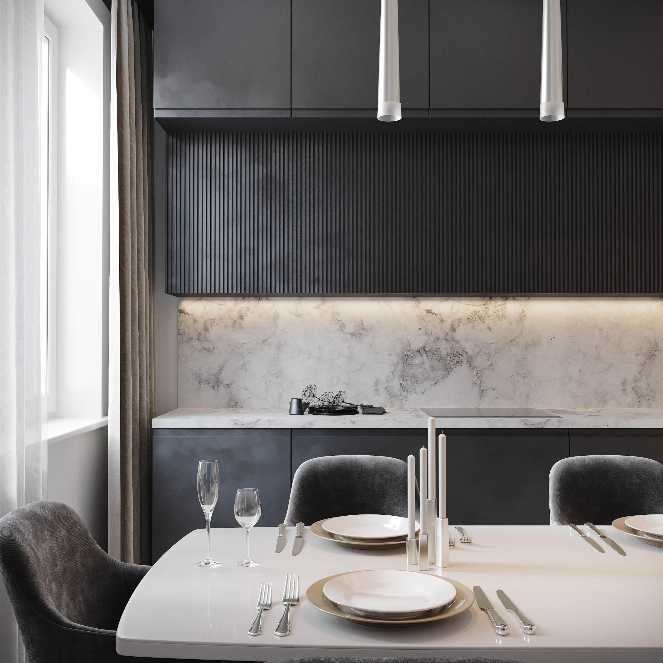 Визуализация квартиры для девушки-фотографа. Студия 3d визуализации Arcviz