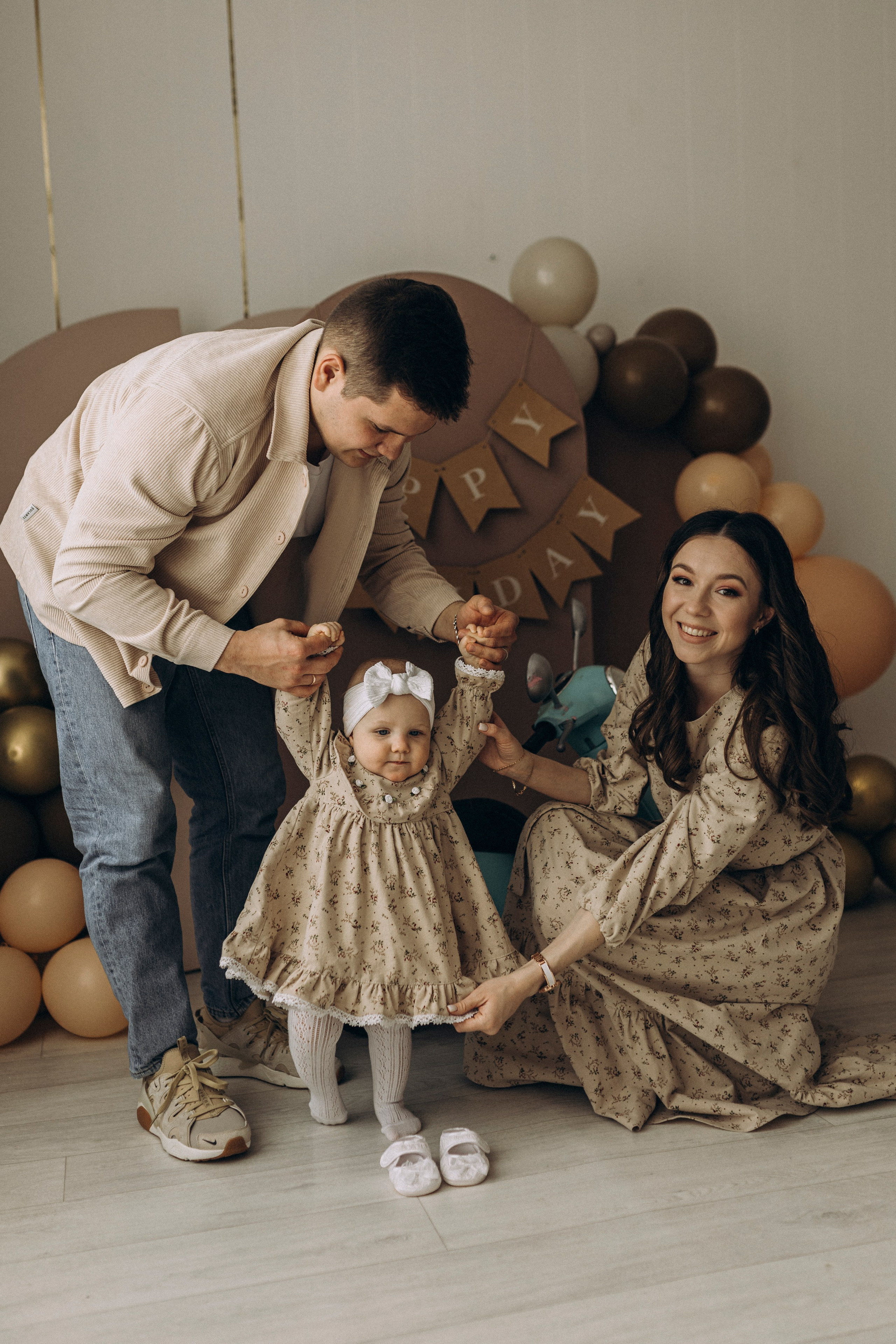 Сьемка годика для Анечки. Семейный и детский фотограф в Рязани Васюгова Мария