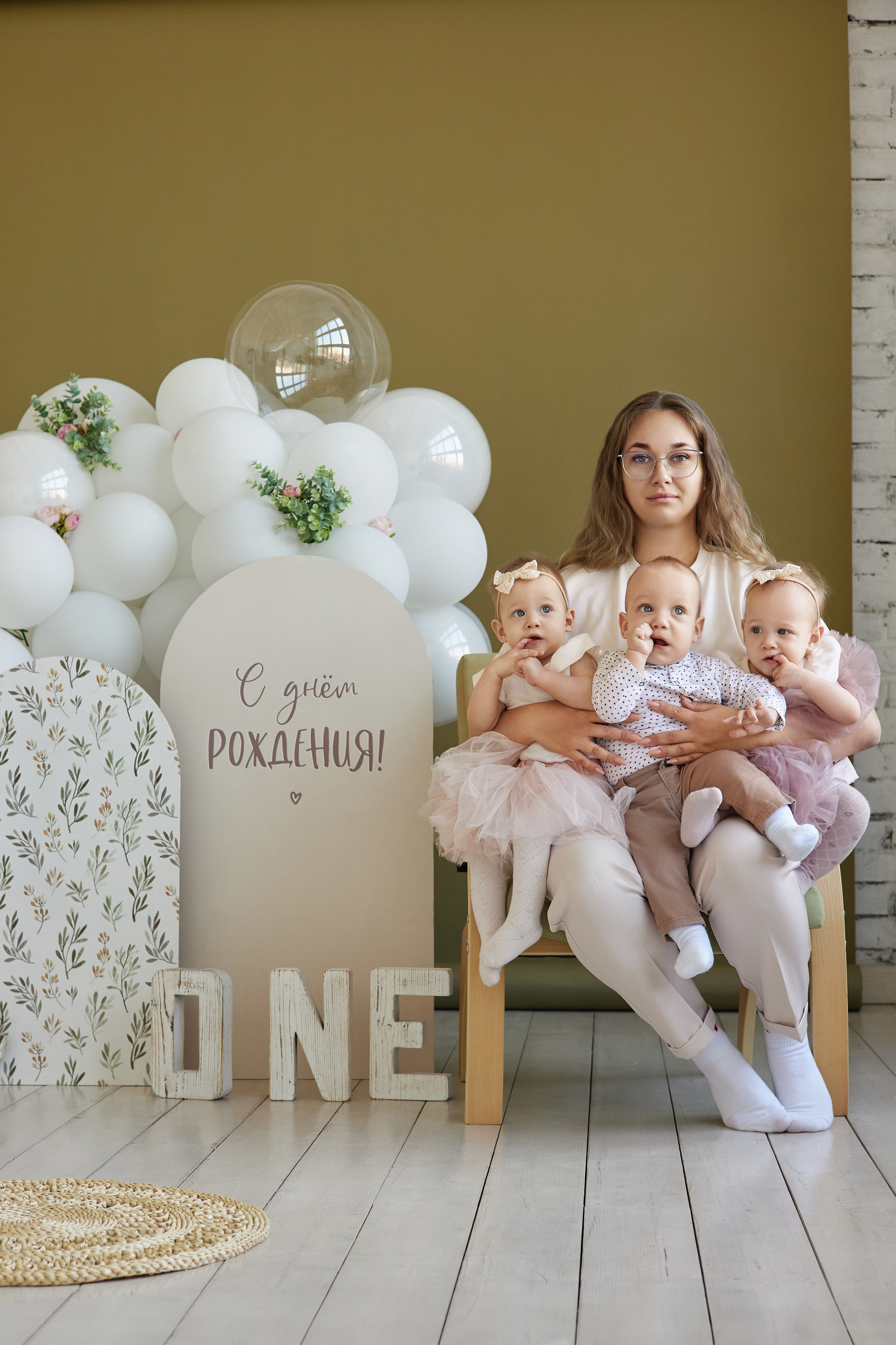 Тройняшки. Фотограф женского портрета, беременности и материнства Харькова Елена