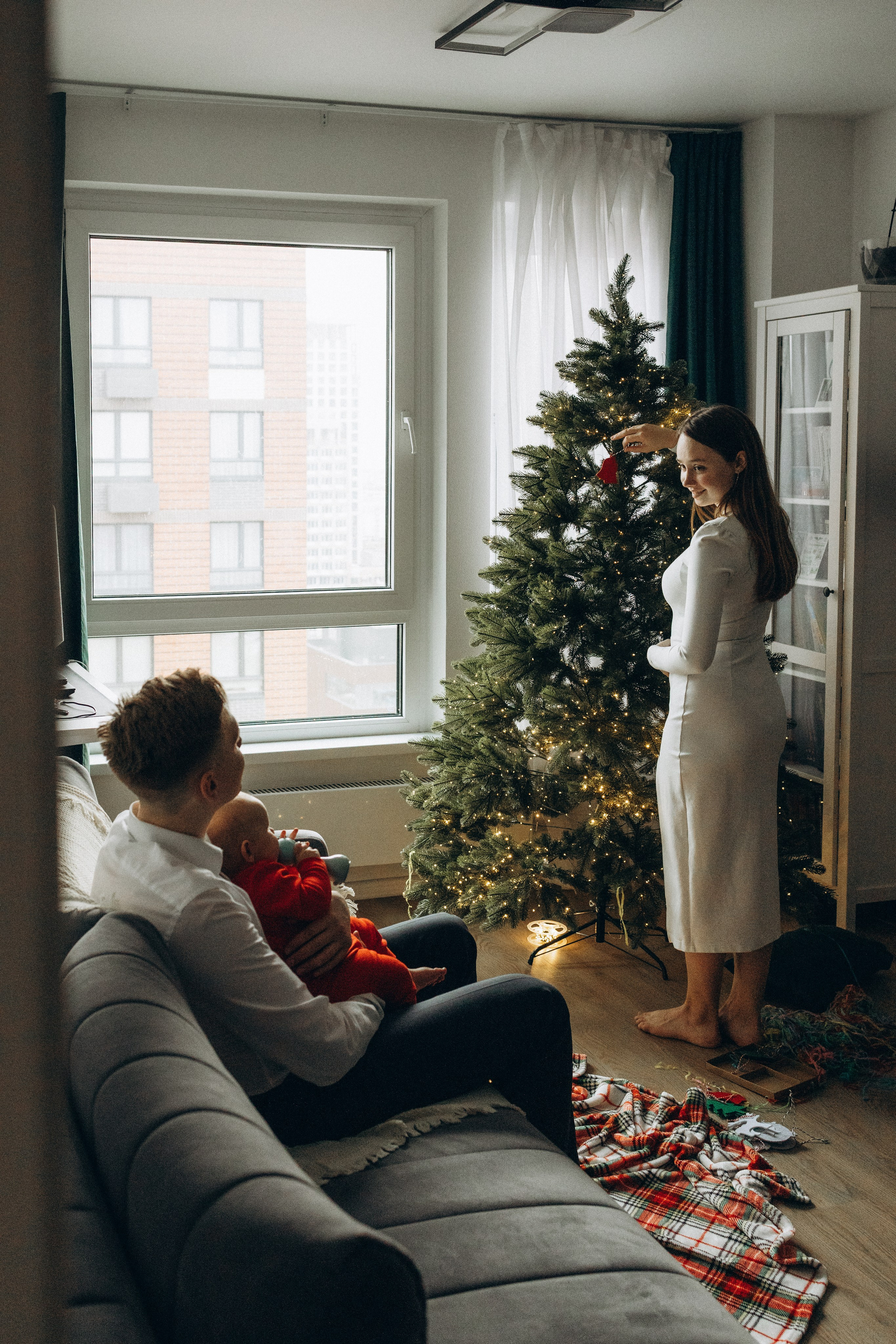 Первый Новый год Андрюши. Фотограф lifestylе в Москве Пшеничная Анастасия