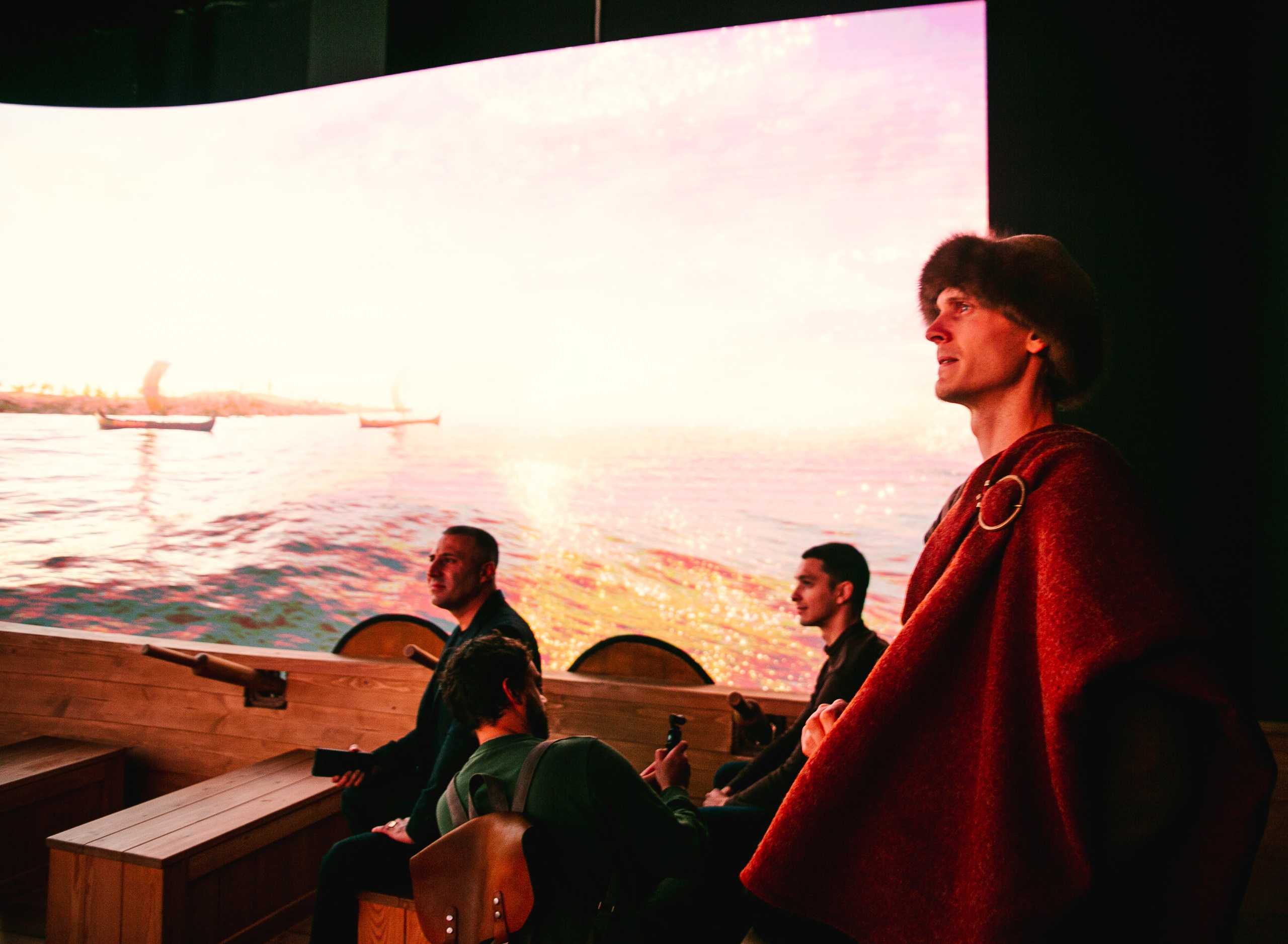 Сербская делигация в Новом Херсонесе. Фотограф в Крыму