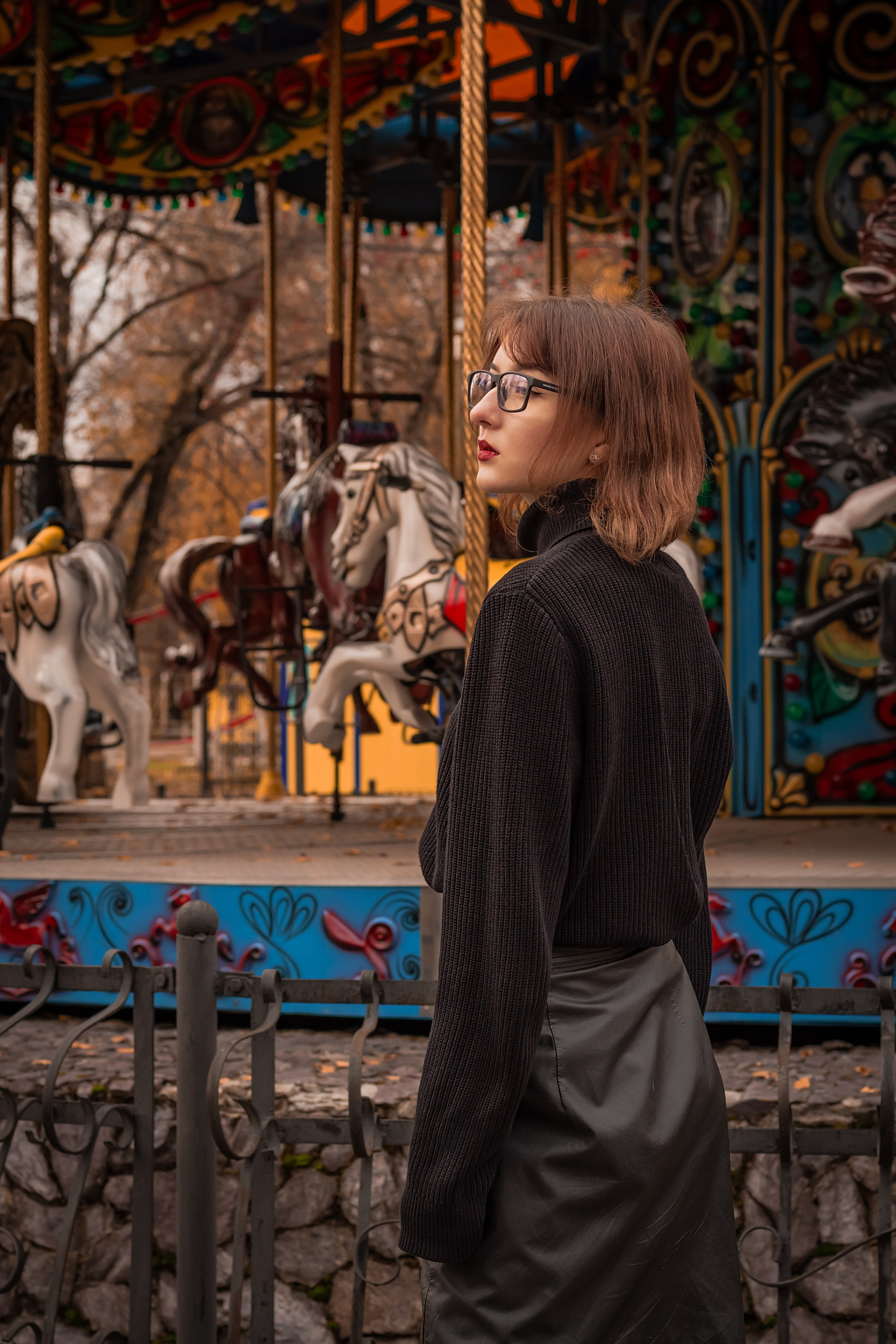 Осень. Фотограф в Новокузнецке