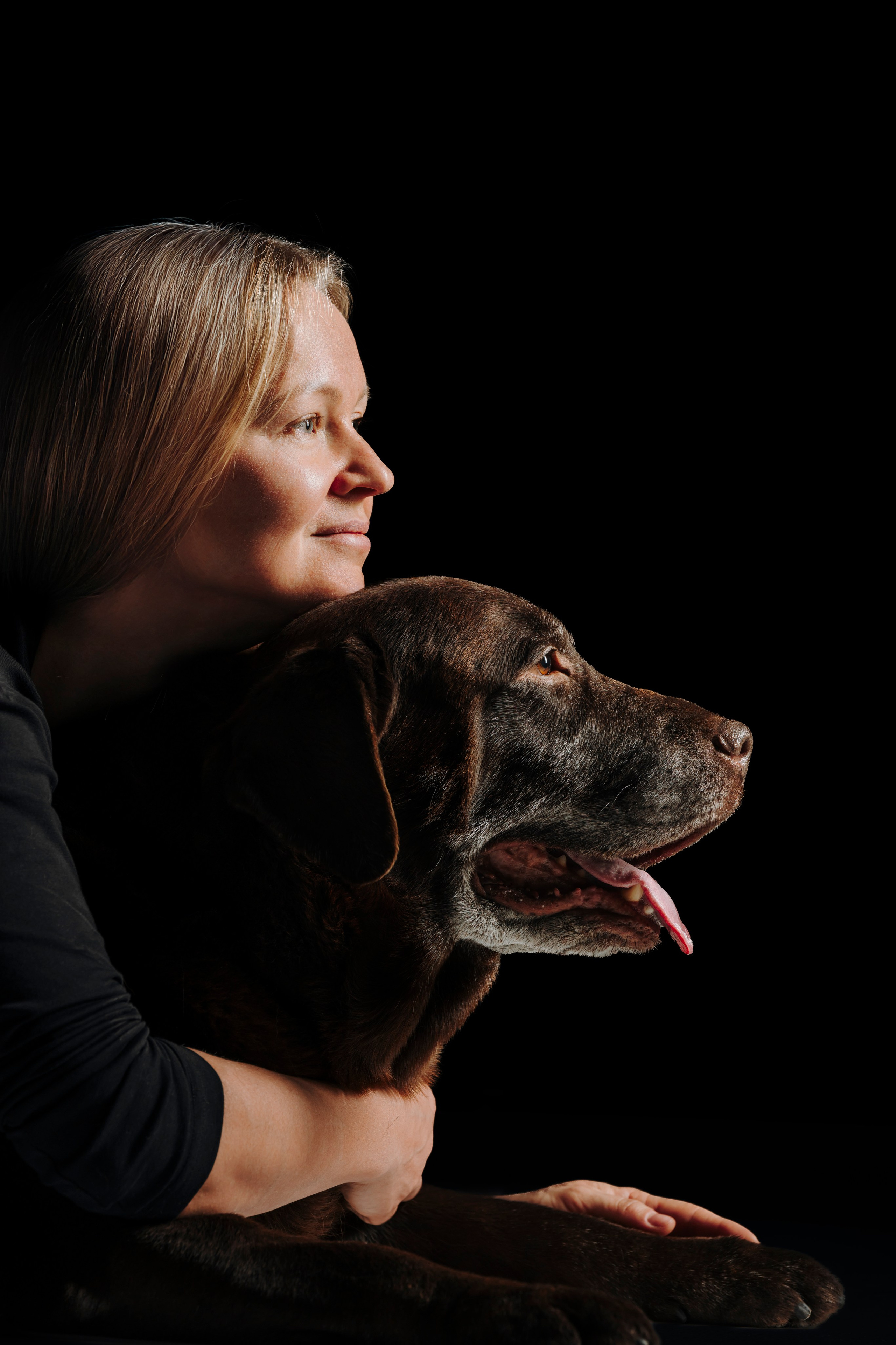 Оля и Шерлок. Семейный фотограф анималист Ананьева Мария — Москва
